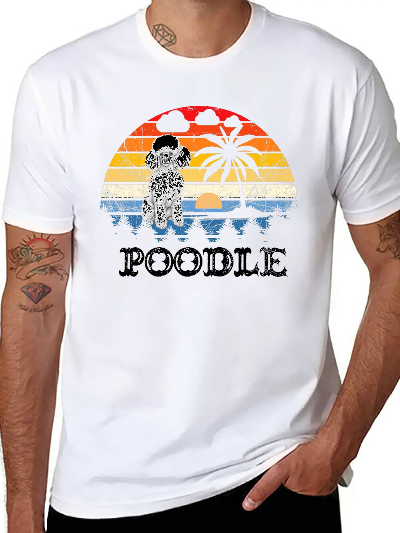 Poodle Stylish Everyday T-Shirt – Unisex Basic Cotton Tee