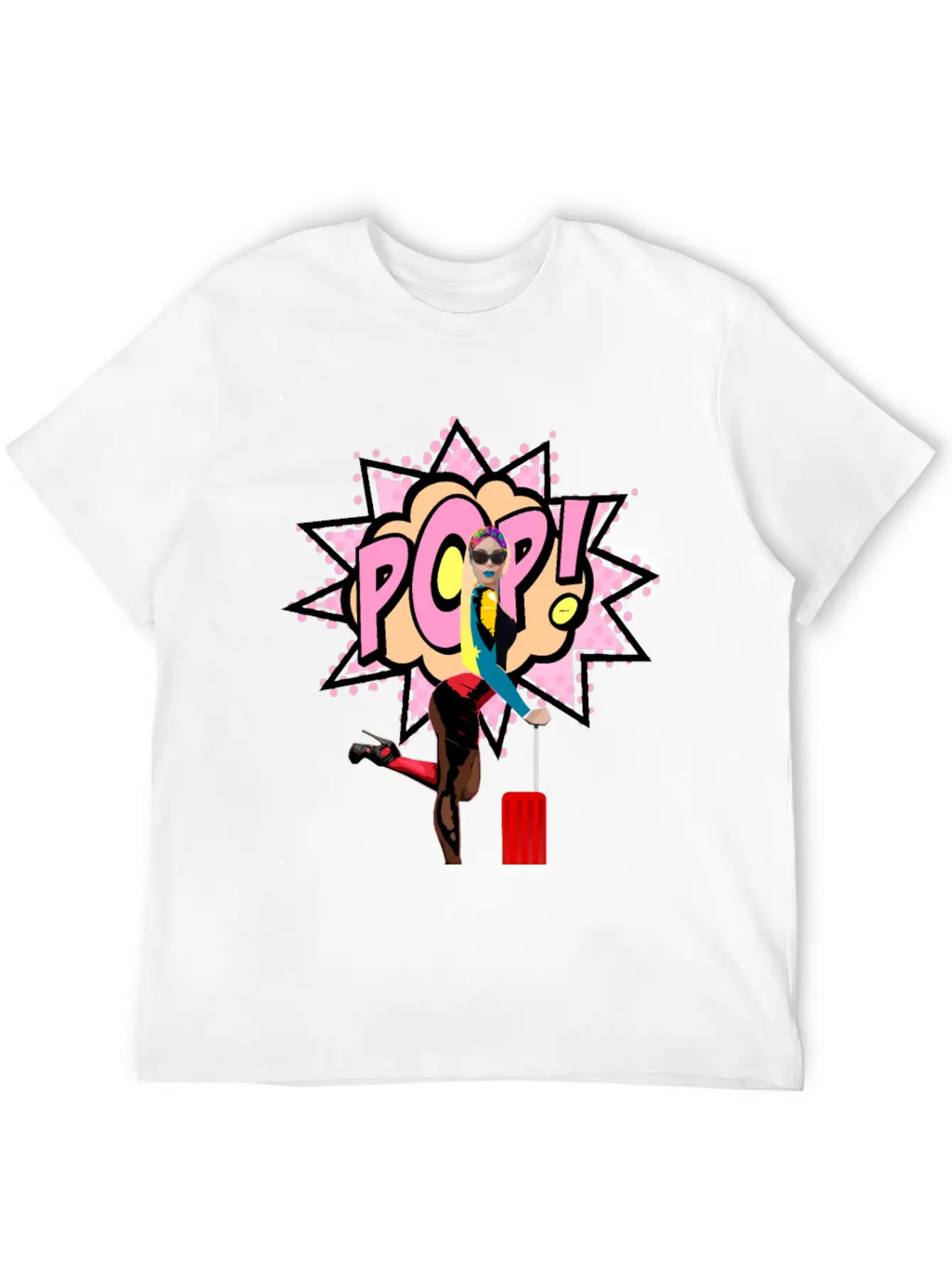 Pop Art Stylish Everyday T-Shirt – Unisex Basic Cotton Tee