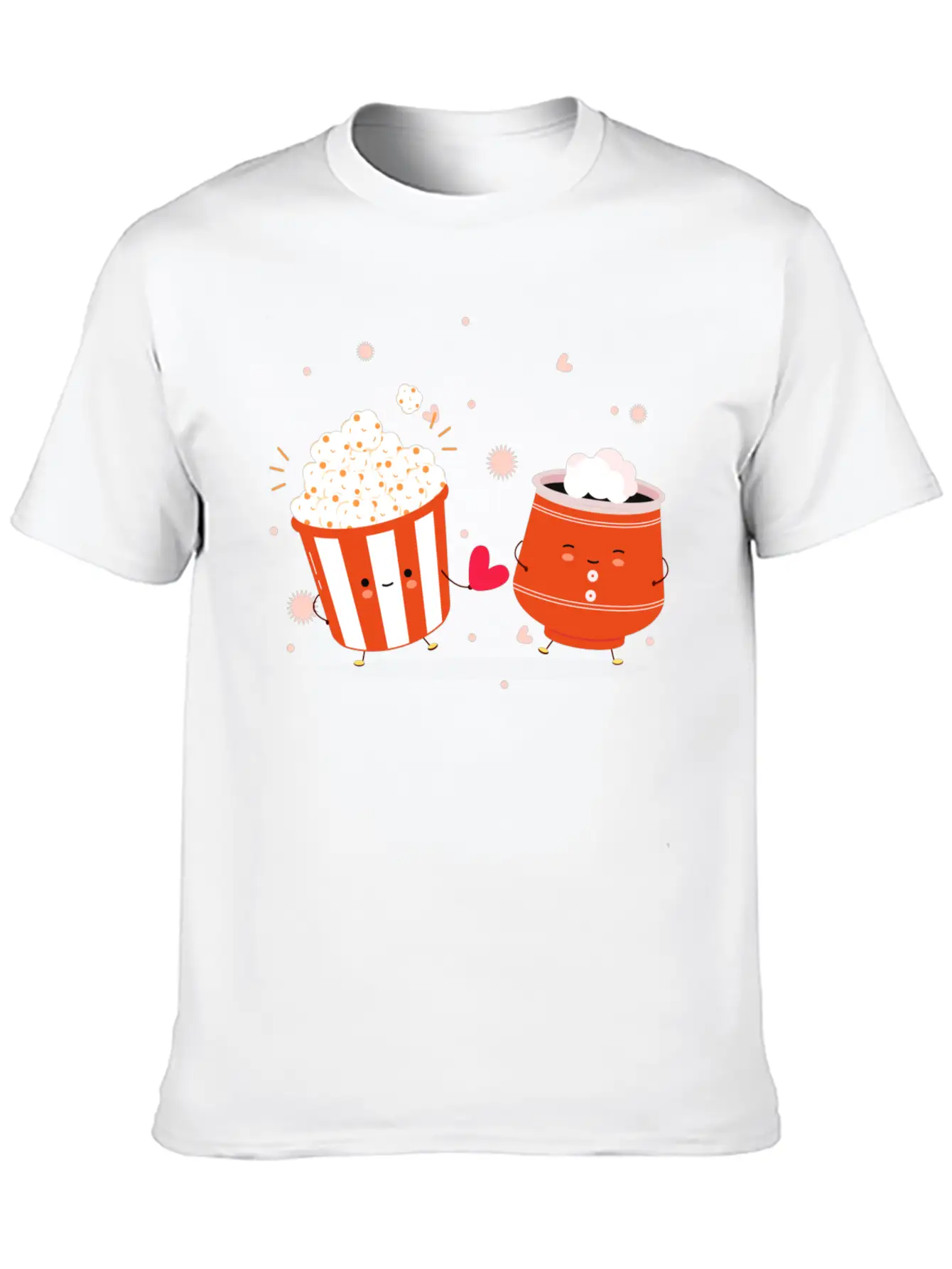 Pop Corn Stylish Everyday T-Shirt – Unisex Basic Cotton Tee