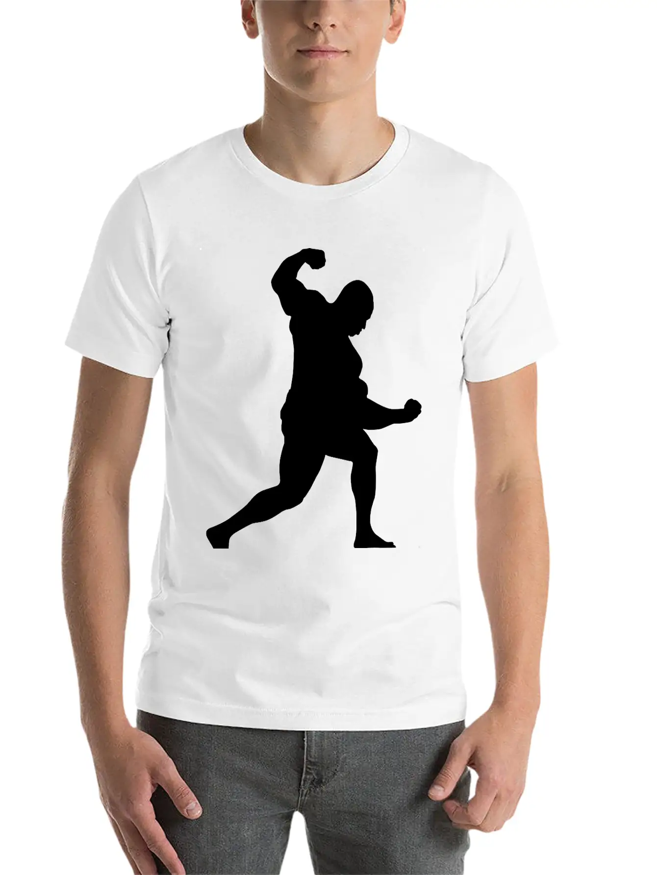 Posing Body Builder Stylish Everyday T-Shirt – Unisex Basic Cotton Tee