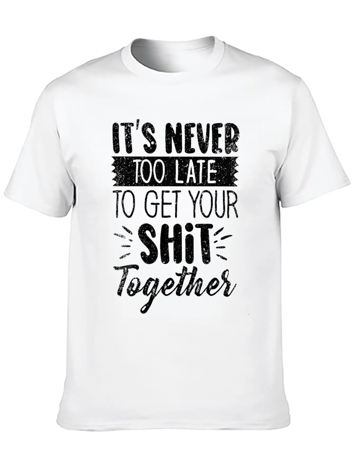 Positive Inspiration Men Women Funny Motivation Stylish Everyday T-Shirt – Unisex Basic Cotton Tee