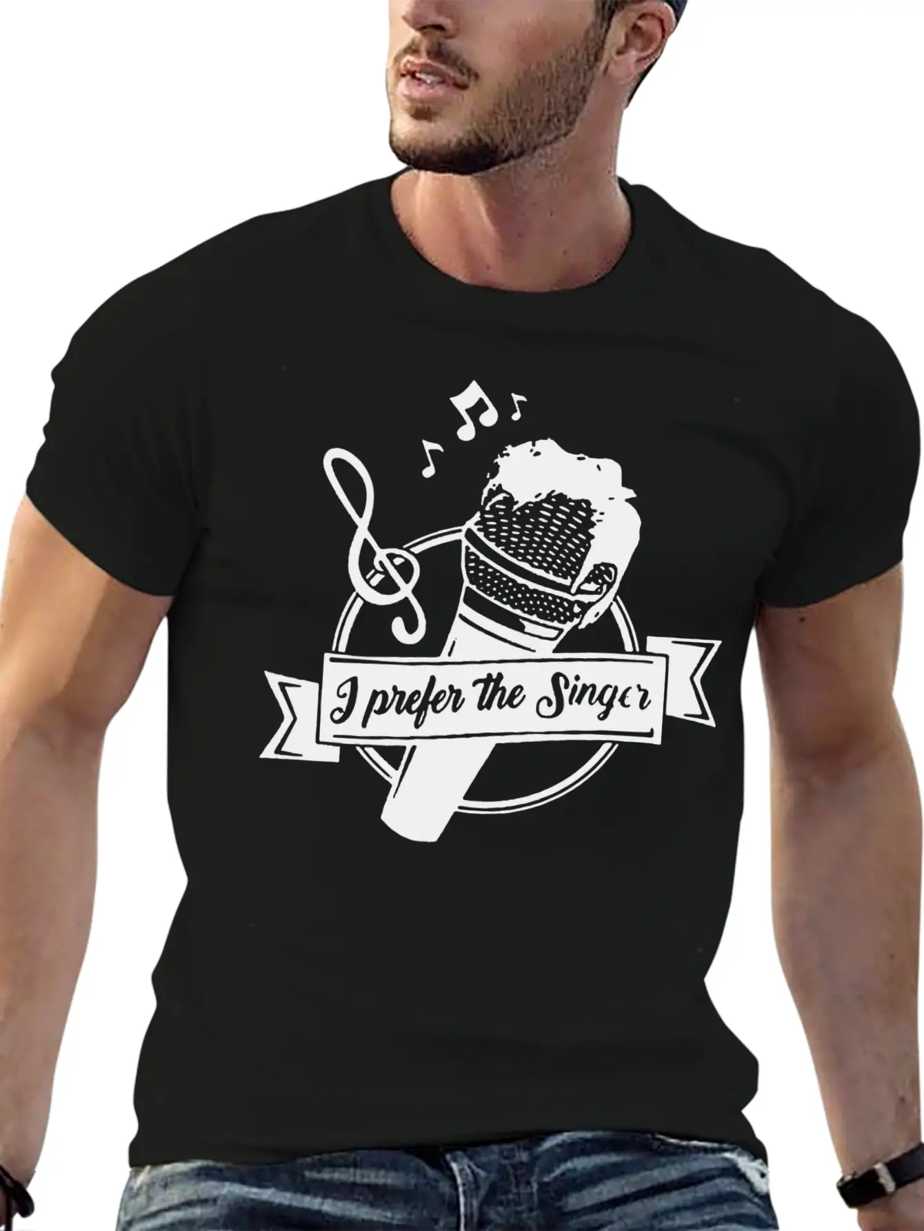 Prefer The Singer Funny Gift Basic Graphic T-Shirt – Daily Comfort In Soft Cotton