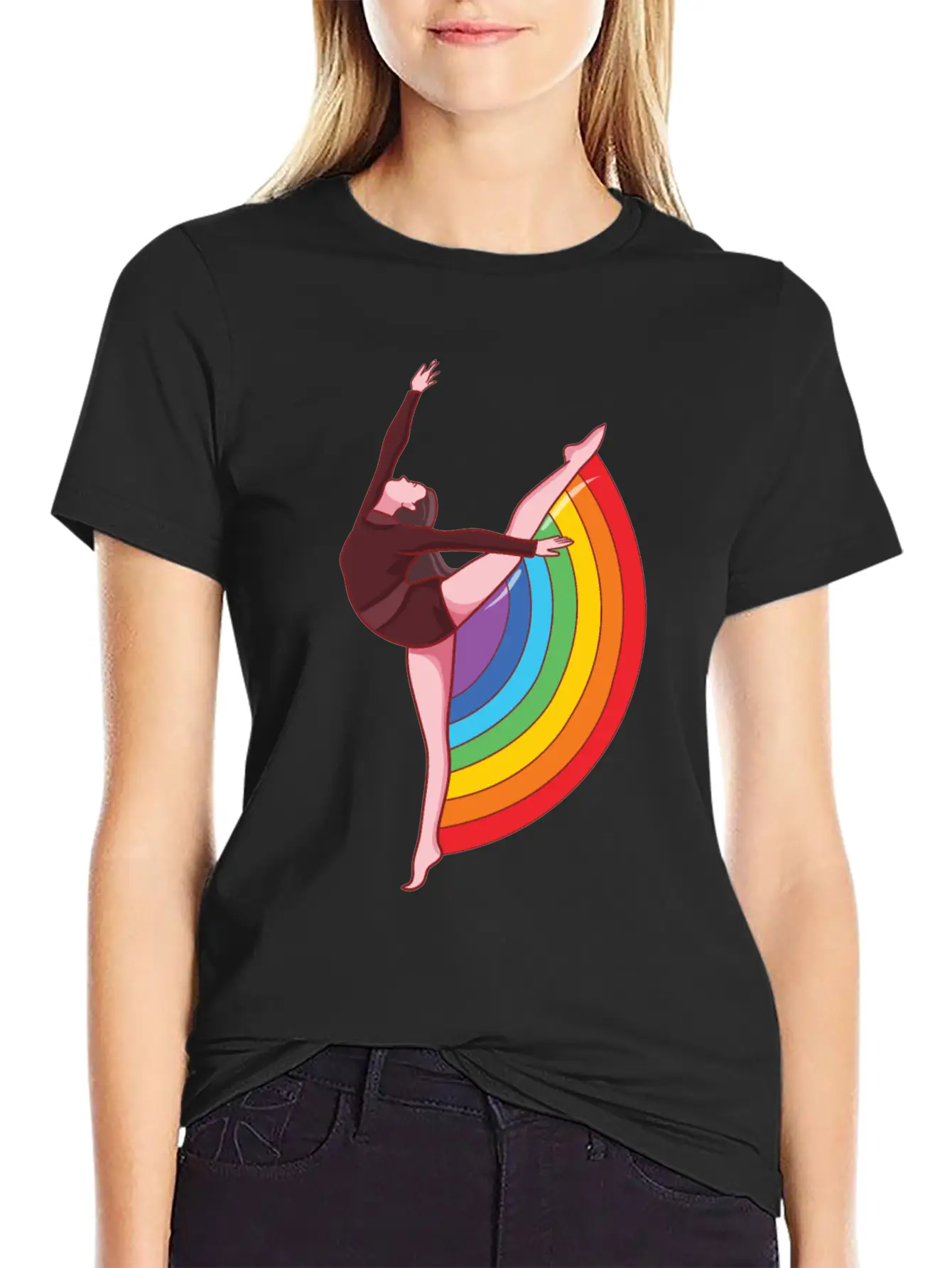 Pride High Kick Basic Graphic T-Shirt – Daily Comfort In Soft Cotton
