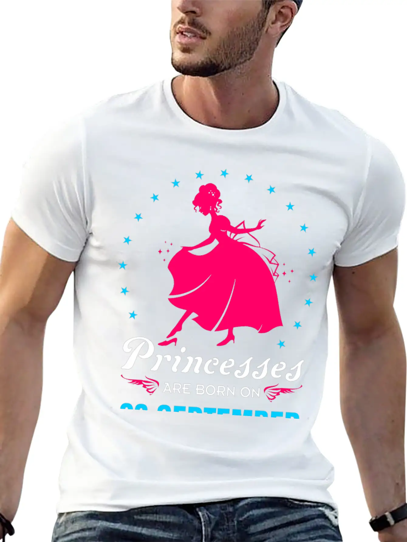 Princesses Are Born In 3 September Classic Cotton Tee – Unisex Comfort For Any Season