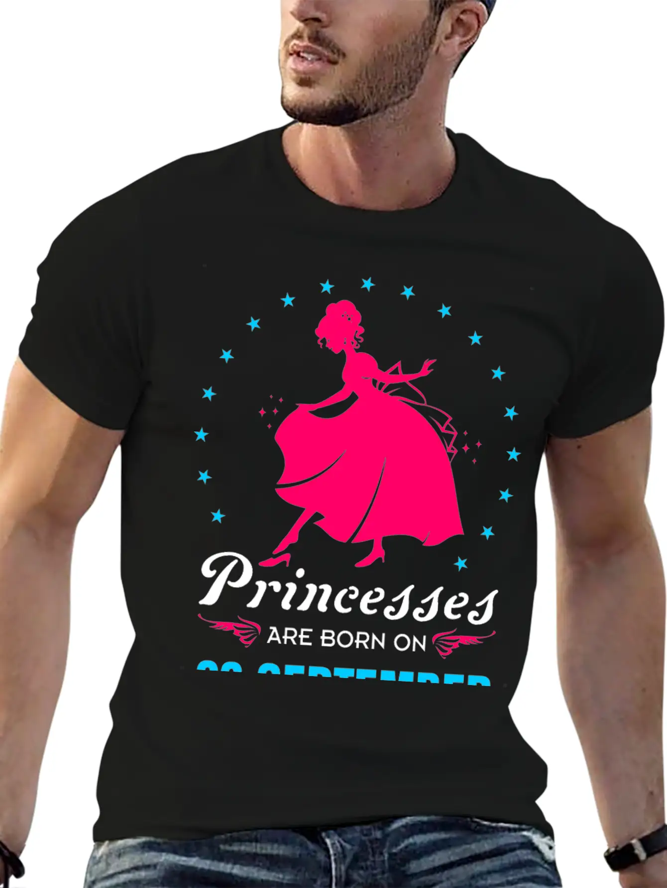 Princesses Are Born In 3 September Classic Cotton Tee – Unisex Comfort For Any Season