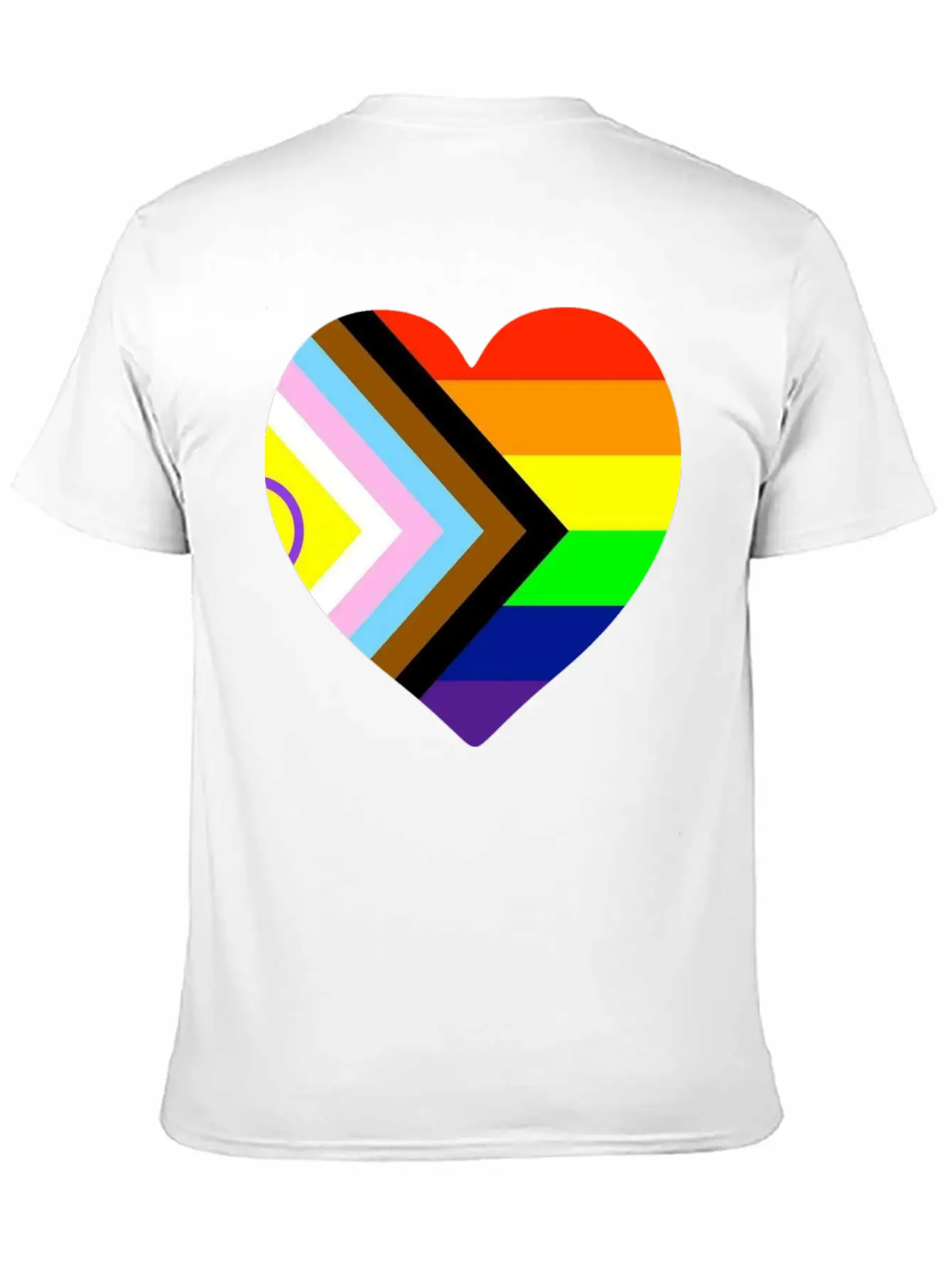 Progress Love Flag Stylish Everyday T-Shirt – Unisex Basic Cotton Tee