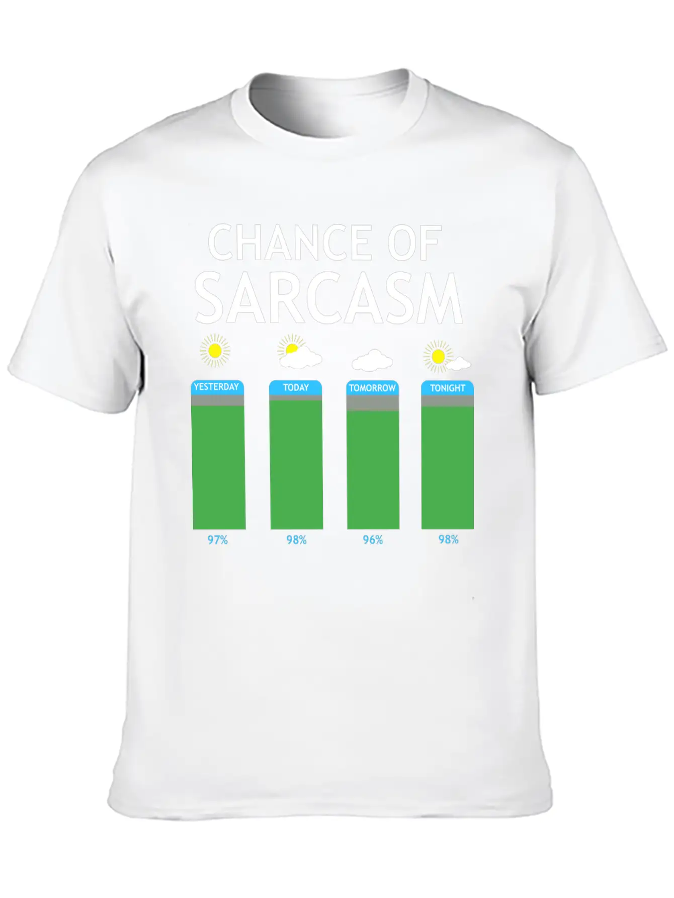 Prospect Of Sarcasm Weather Irony Gift Essential Cotton Tee For Daily Outfits – Unisex Style