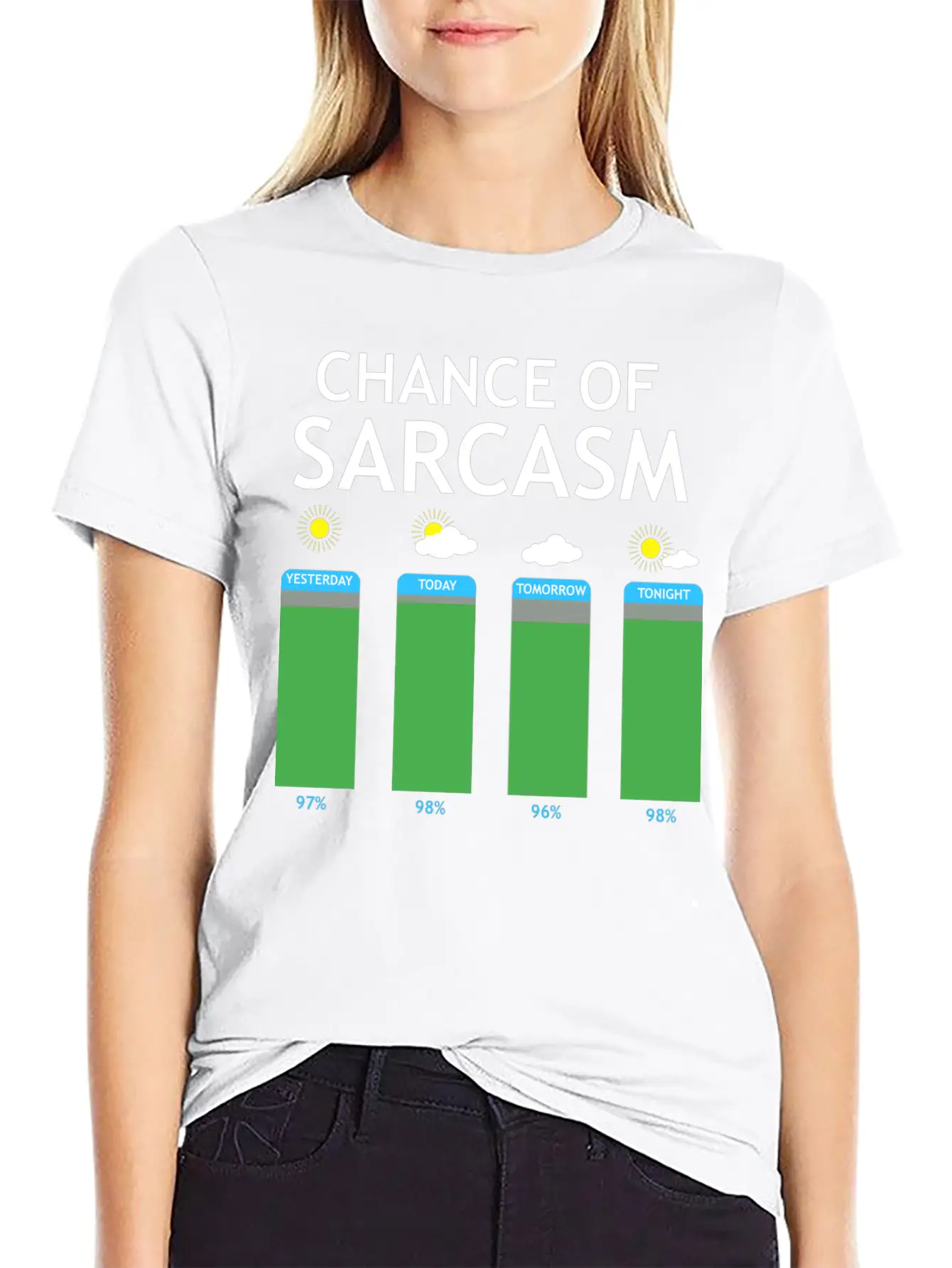 Prospect Of Sarcasm Weather Irony Gift Essential Cotton Tee For Daily Outfits – Unisex Style