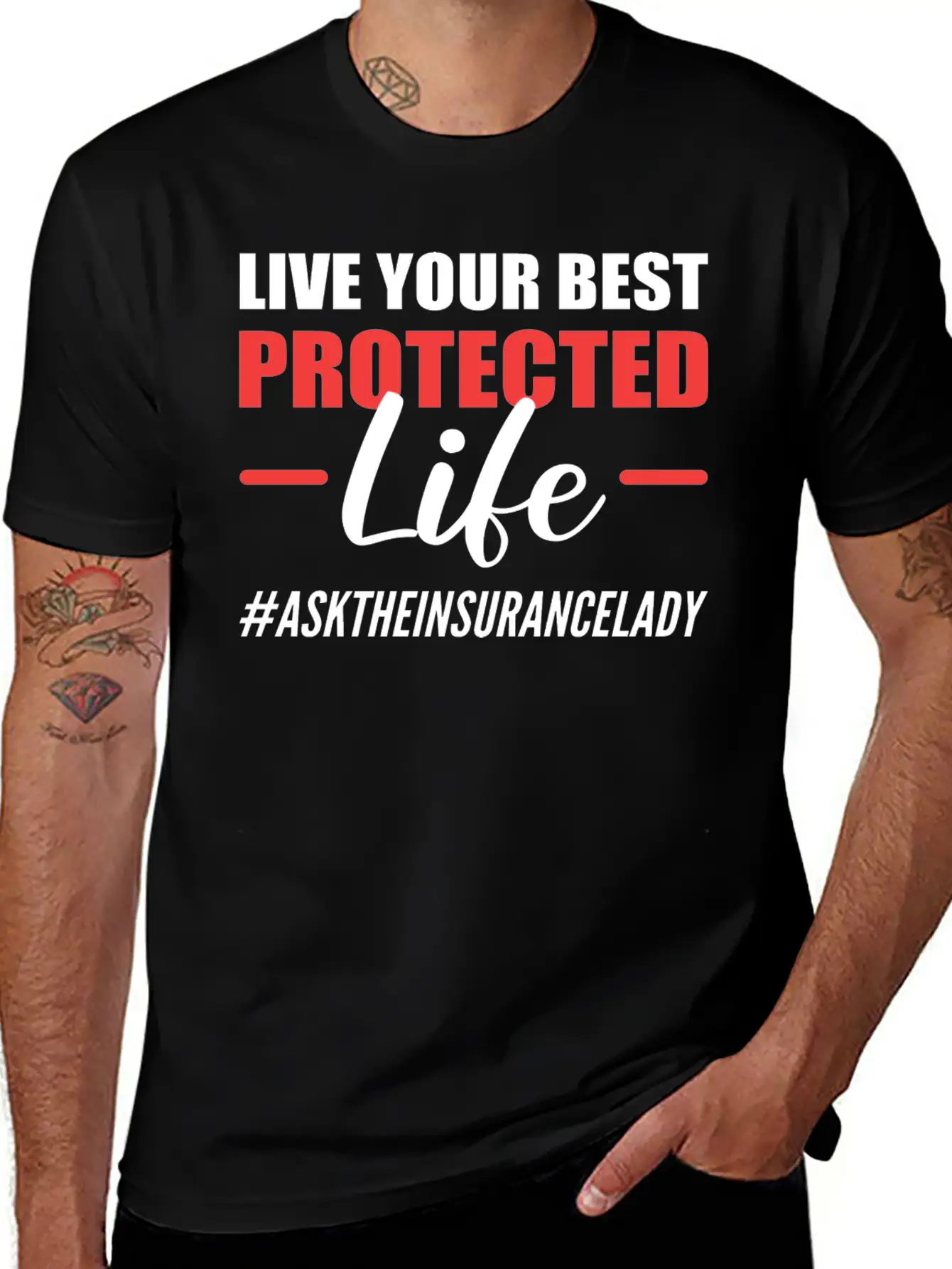 Protected Life Sales Agent Gift Unisex Cotton Tee – Relaxed Fit For Any Occasion