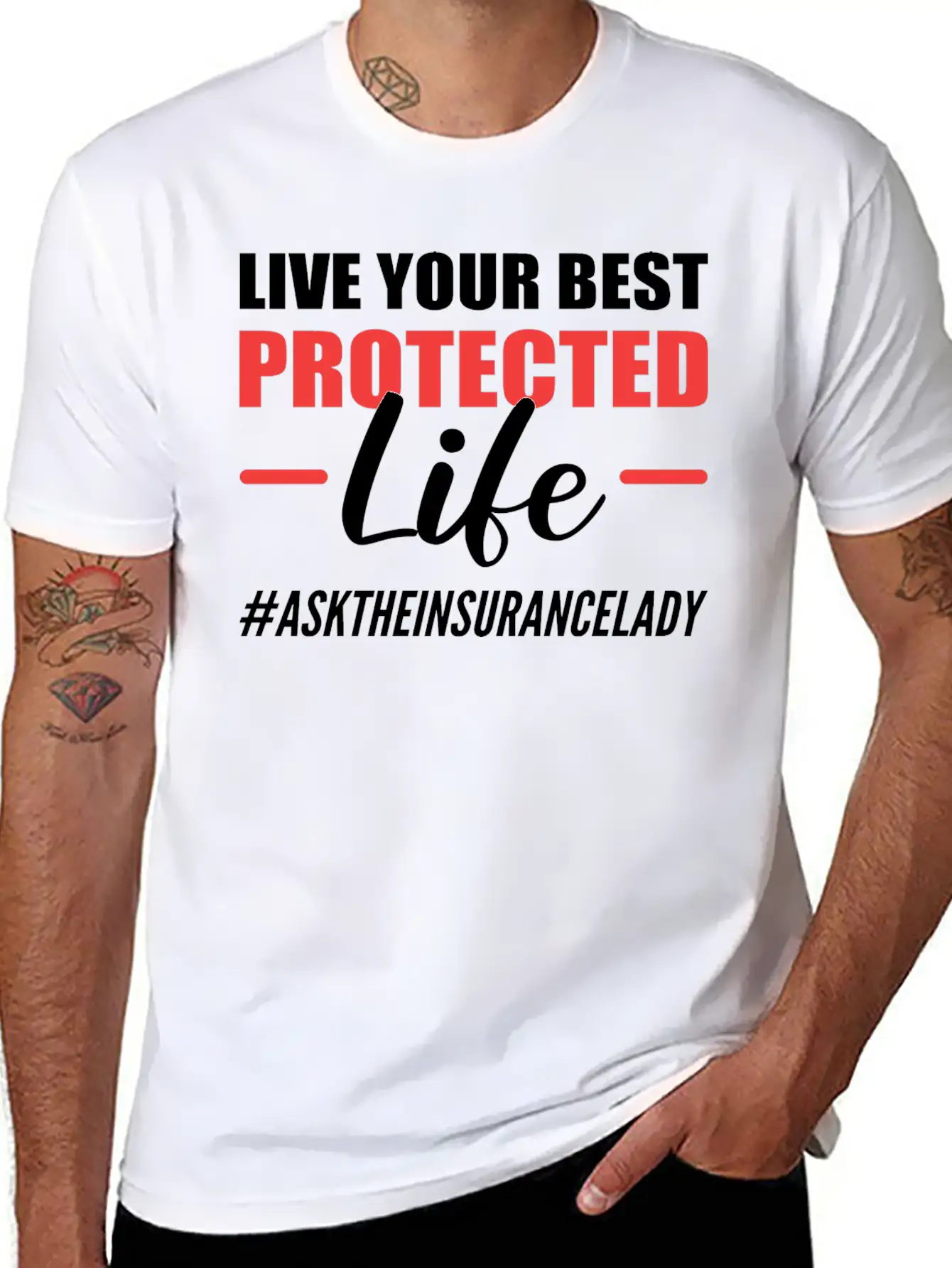 Protected Life Sales Agent Gift Unisex Cotton Tee – Relaxed Fit For Any Occasion