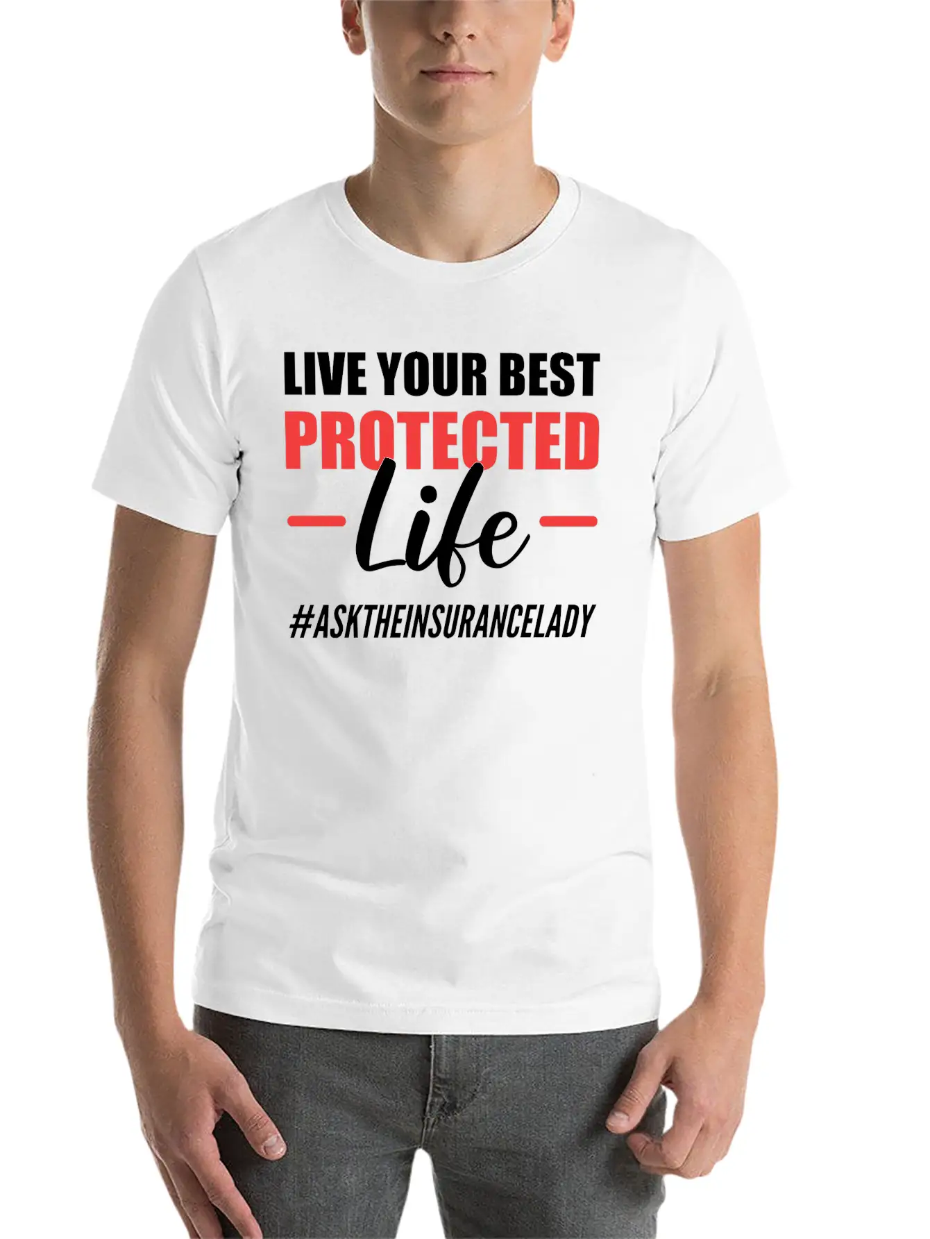 Protected Life Sales Agent Gift Unisex Cotton Tee – Relaxed Fit For Any Occasion