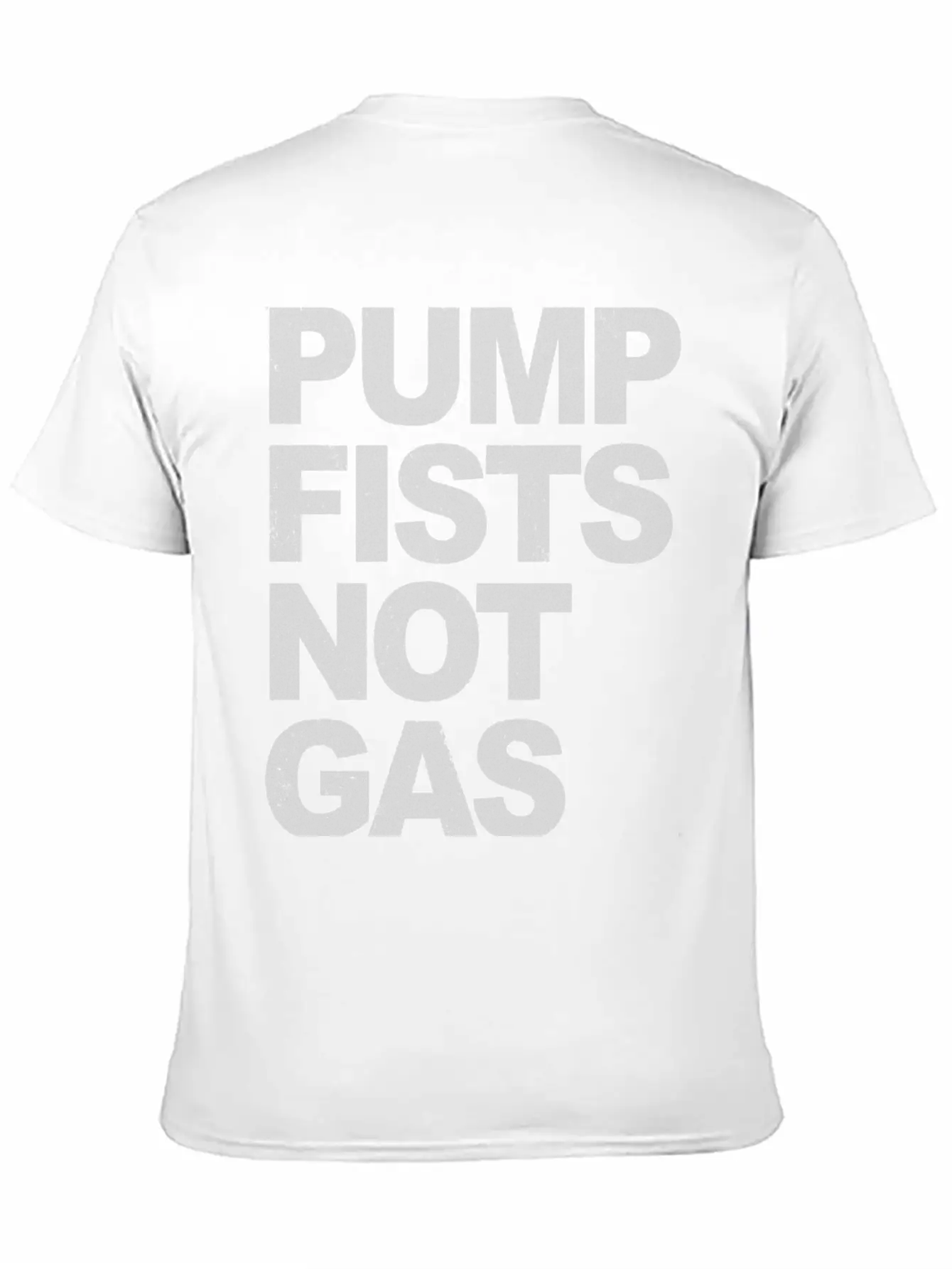 Pump Fists Not Gas New Jersey Stylish Everyday T-Shirt – Unisex Basic Cotton Tee