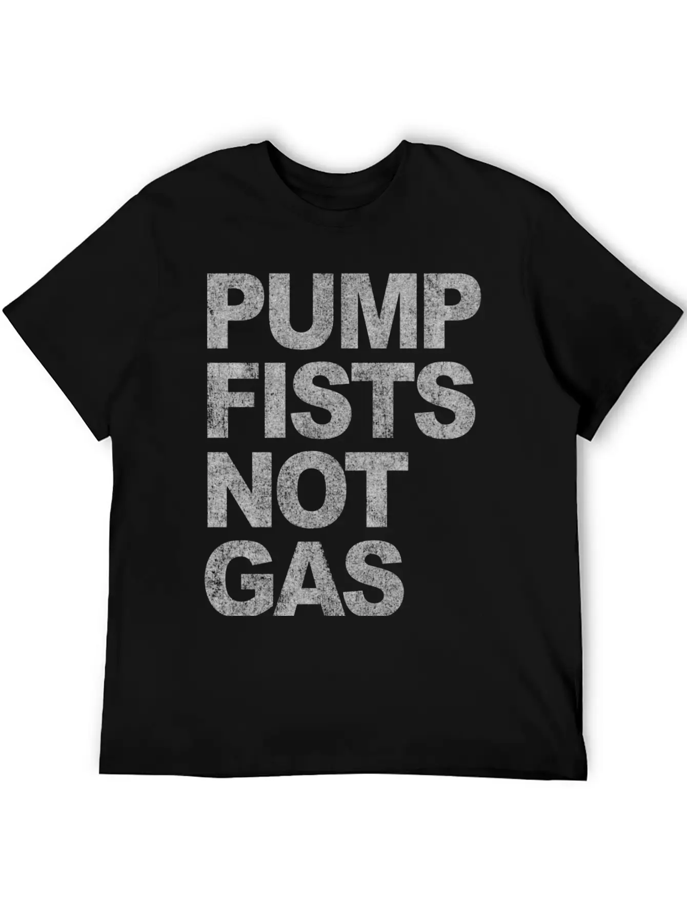 Pump Fists Not Gas New Jersey Stylish Everyday T-Shirt – Unisex Basic Cotton Tee