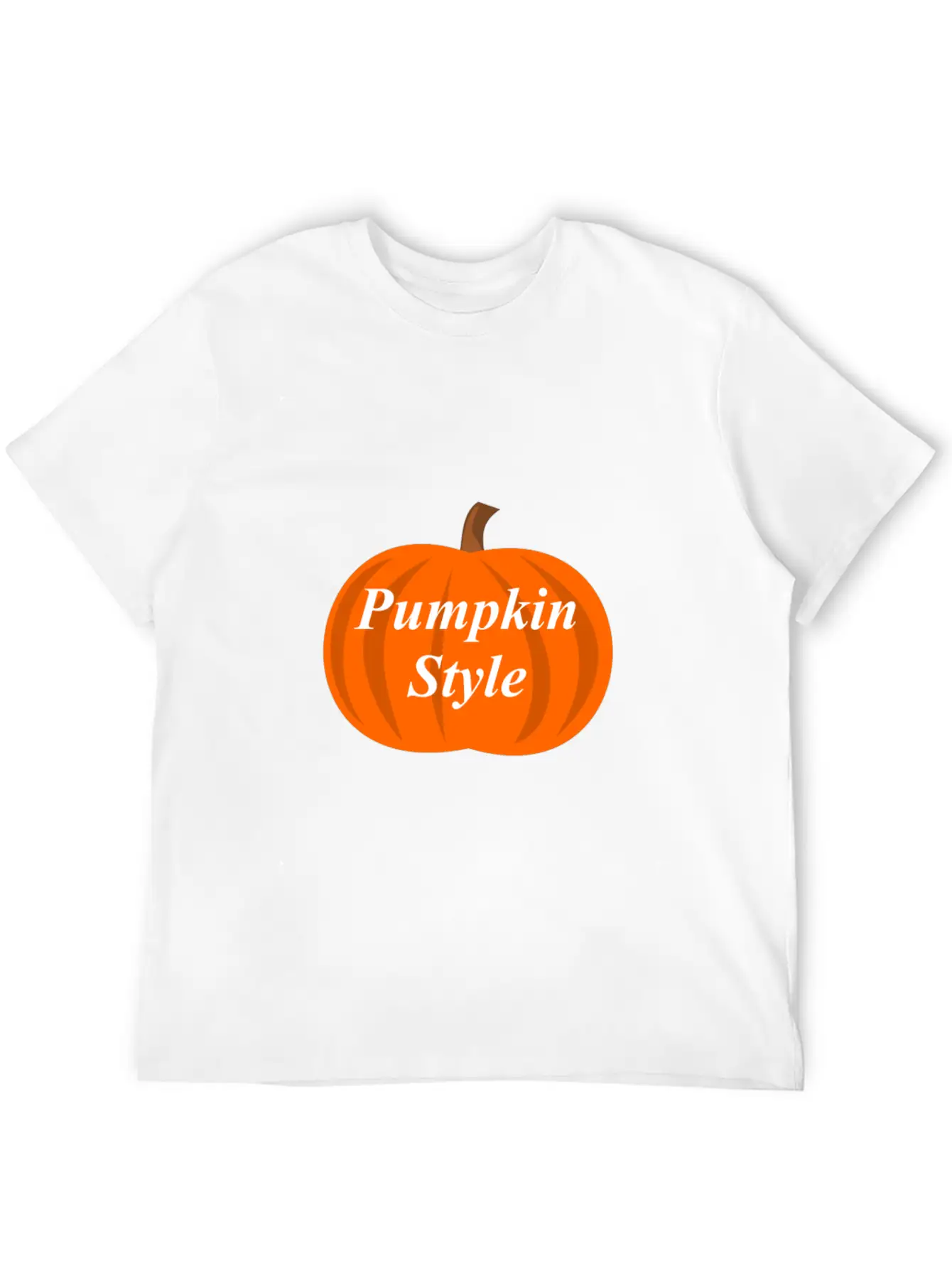 Pumpkin Style Stylish Everyday T-Shirt – Unisex Basic Cotton Tee