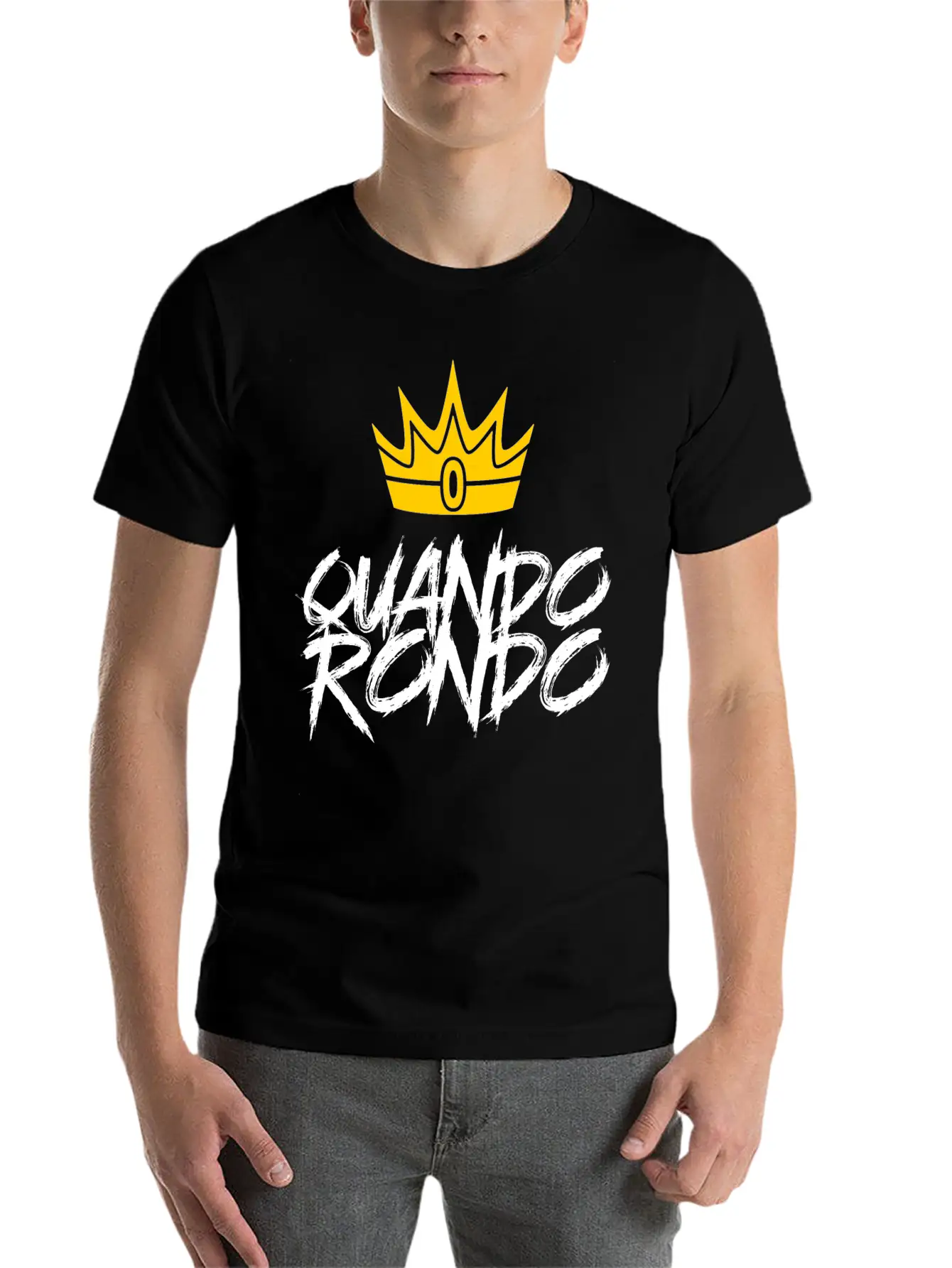 Quando Crown Stylish Everyday T-Shirt – Unisex Basic Cotton Tee