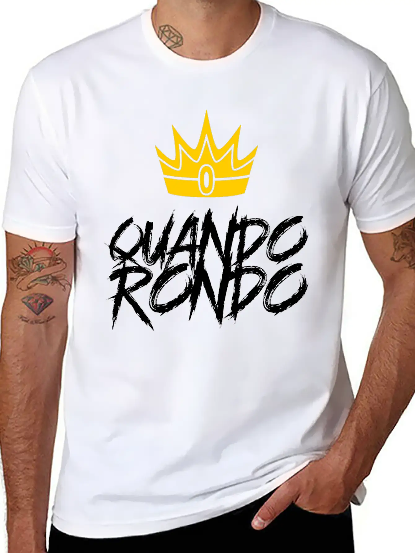 Quando Crown Stylish Everyday T-Shirt – Unisex Basic Cotton Tee