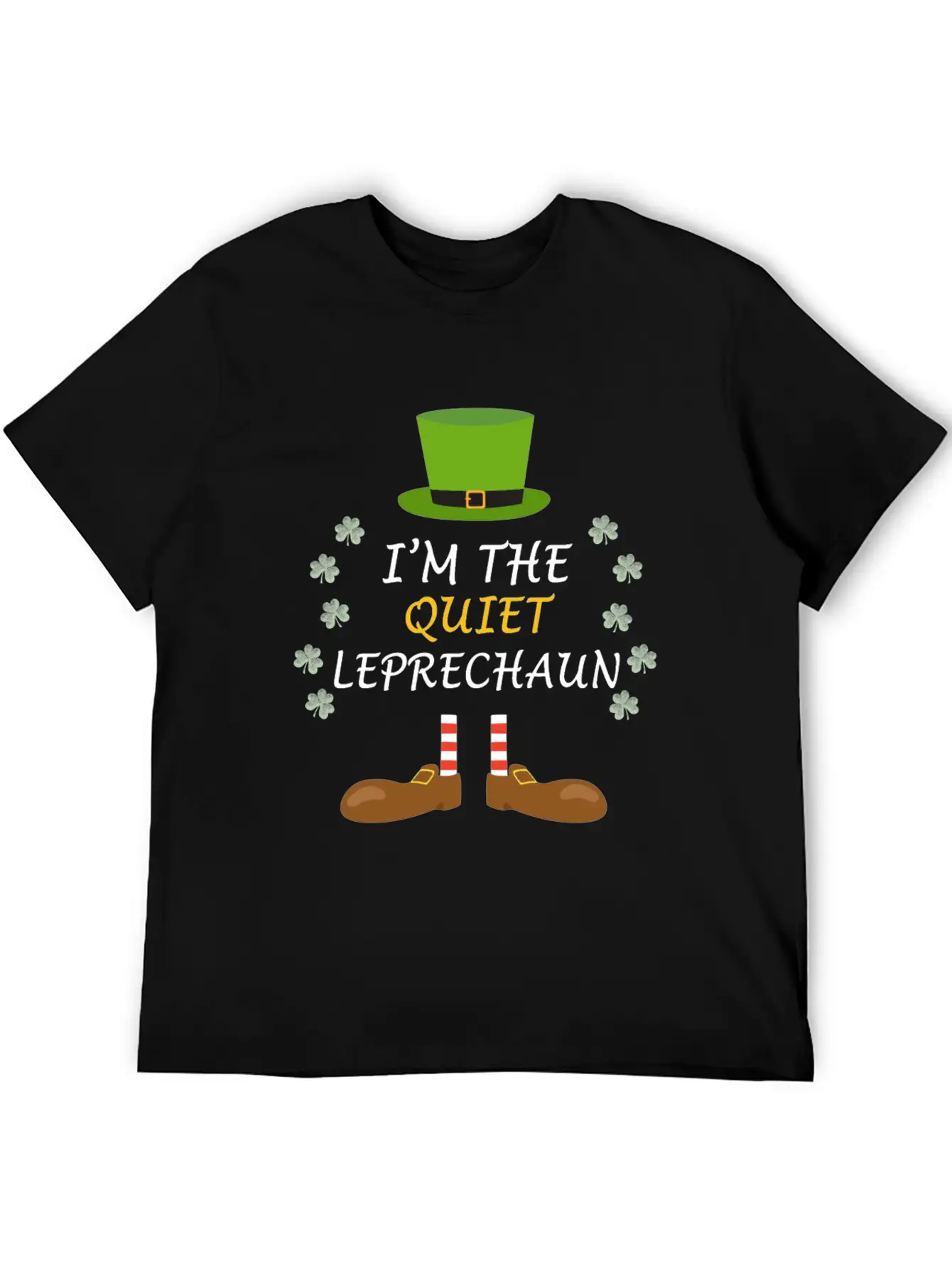 Quiet Leprechaun St Patricks Day Ireland Outfit Stylish Everyday T-Shirt – Unisex Basic Cotton Tee