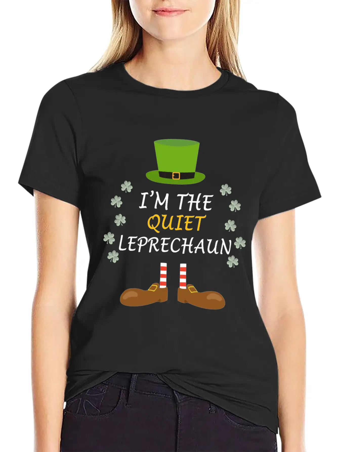 Quiet Leprechaun St Patricks Day Ireland Outfit Stylish Everyday T-Shirt – Unisex Basic Cotton Tee