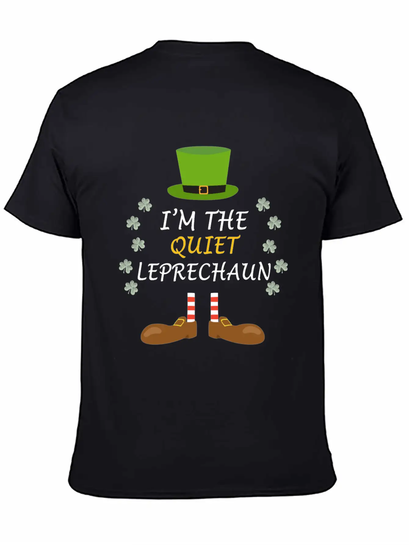 Quiet Leprechaun St Patricks Day Ireland Outfit Stylish Everyday T-Shirt – Unisex Basic Cotton Tee