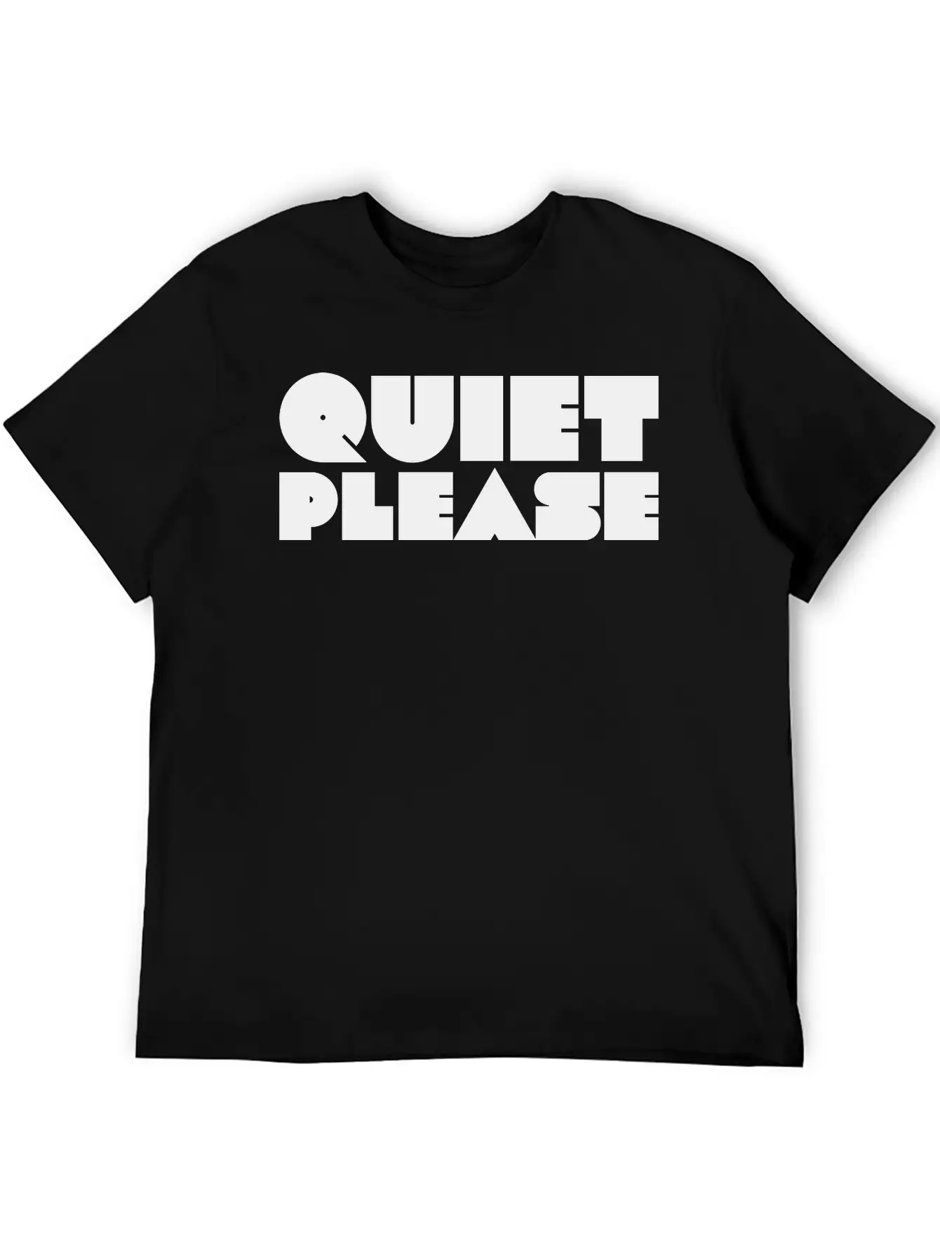 Quiet Please Basic Graphic T-Shirt – Daily Comfort In Soft Cotton