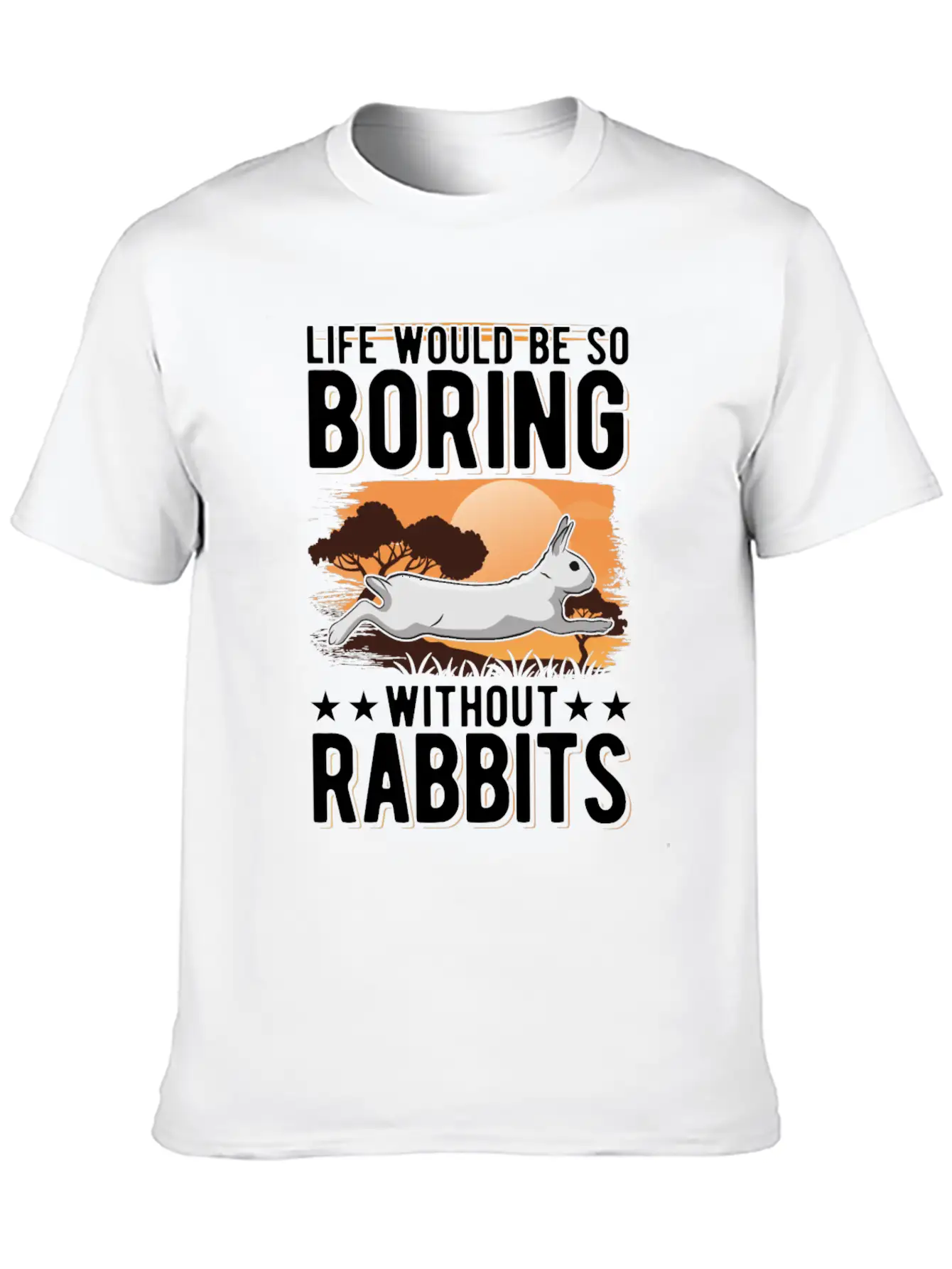 Rabbit Gift Bunny Stylish Everyday T-Shirt – Unisex Basic Cotton Tee
