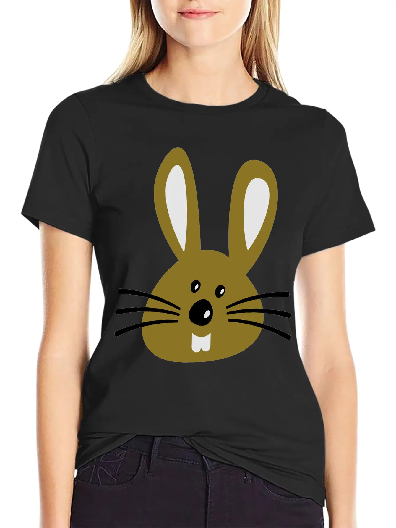 Rabbit Unisex Cotton Tee – Relaxed Fit For Any Occasion