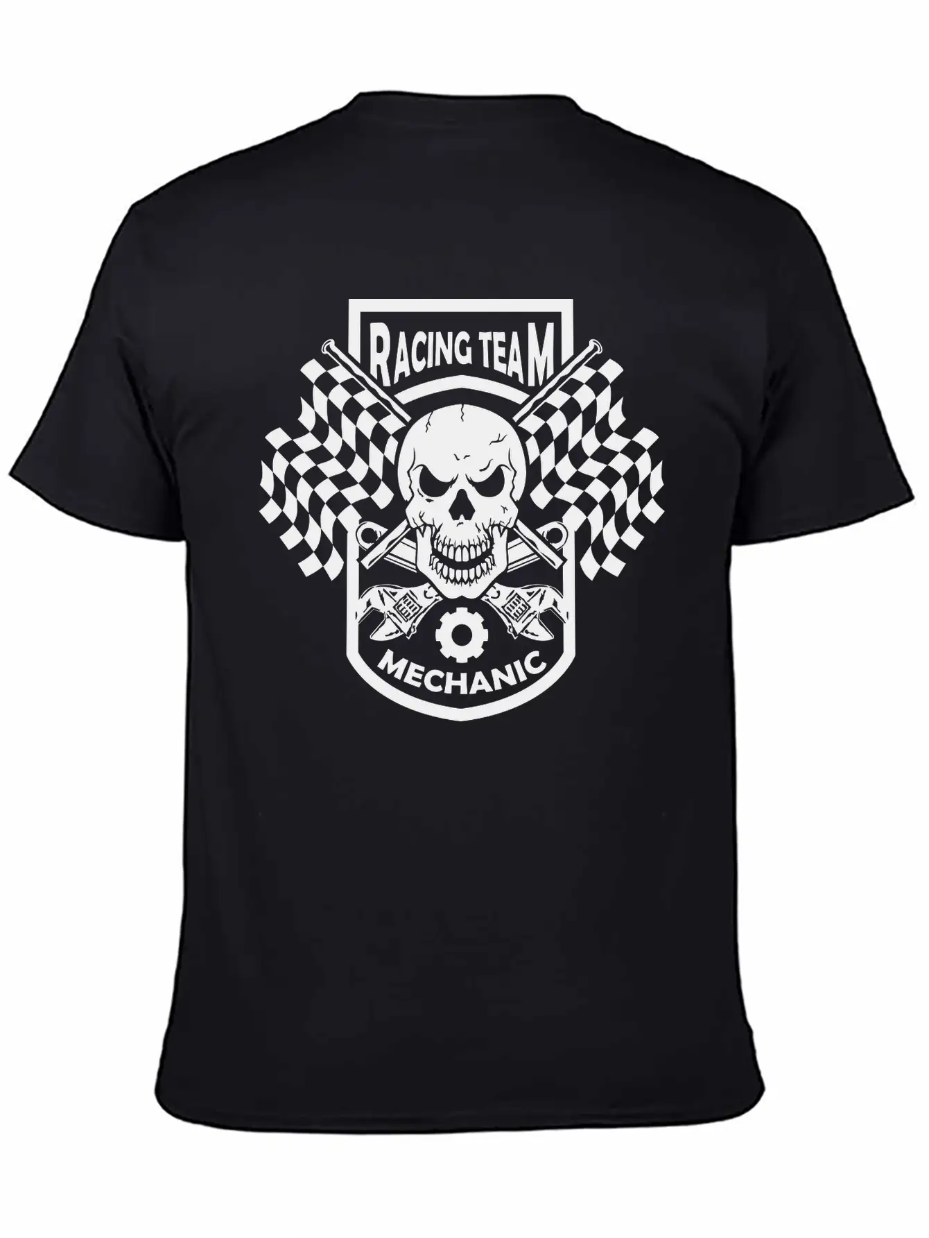 Racing Team Mechanic Basic Graphic T-Shirt – Daily Comfort In Soft Cotton