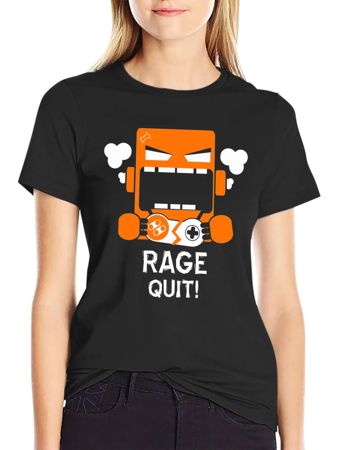 Rage Quit Stylish Everyday T-Shirt – Unisex Basic Cotton Tee