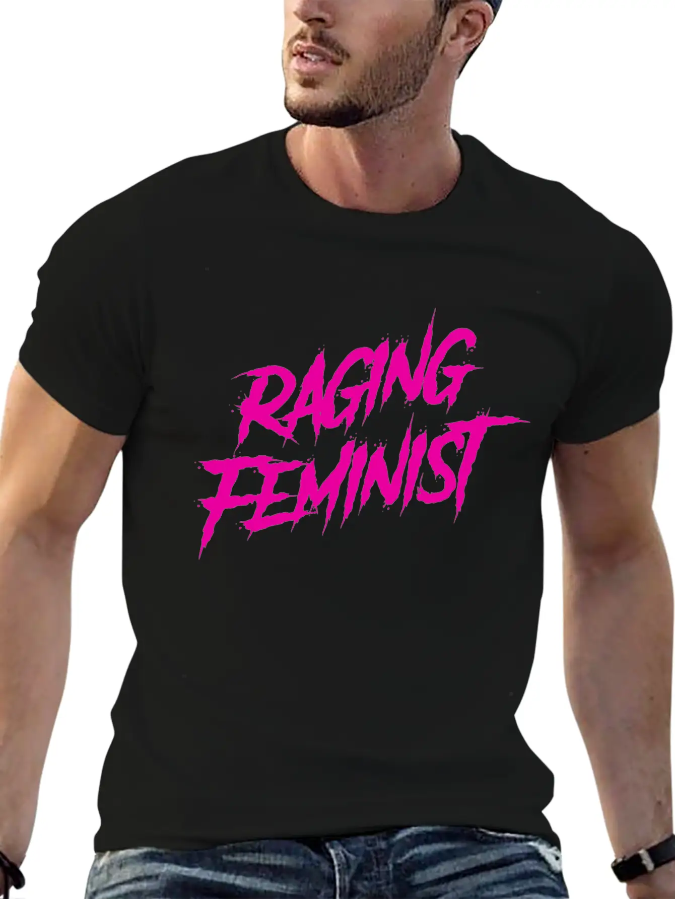 Raging Feminist Basic Graphic T-Shirt – Daily Comfort In Soft Cotton