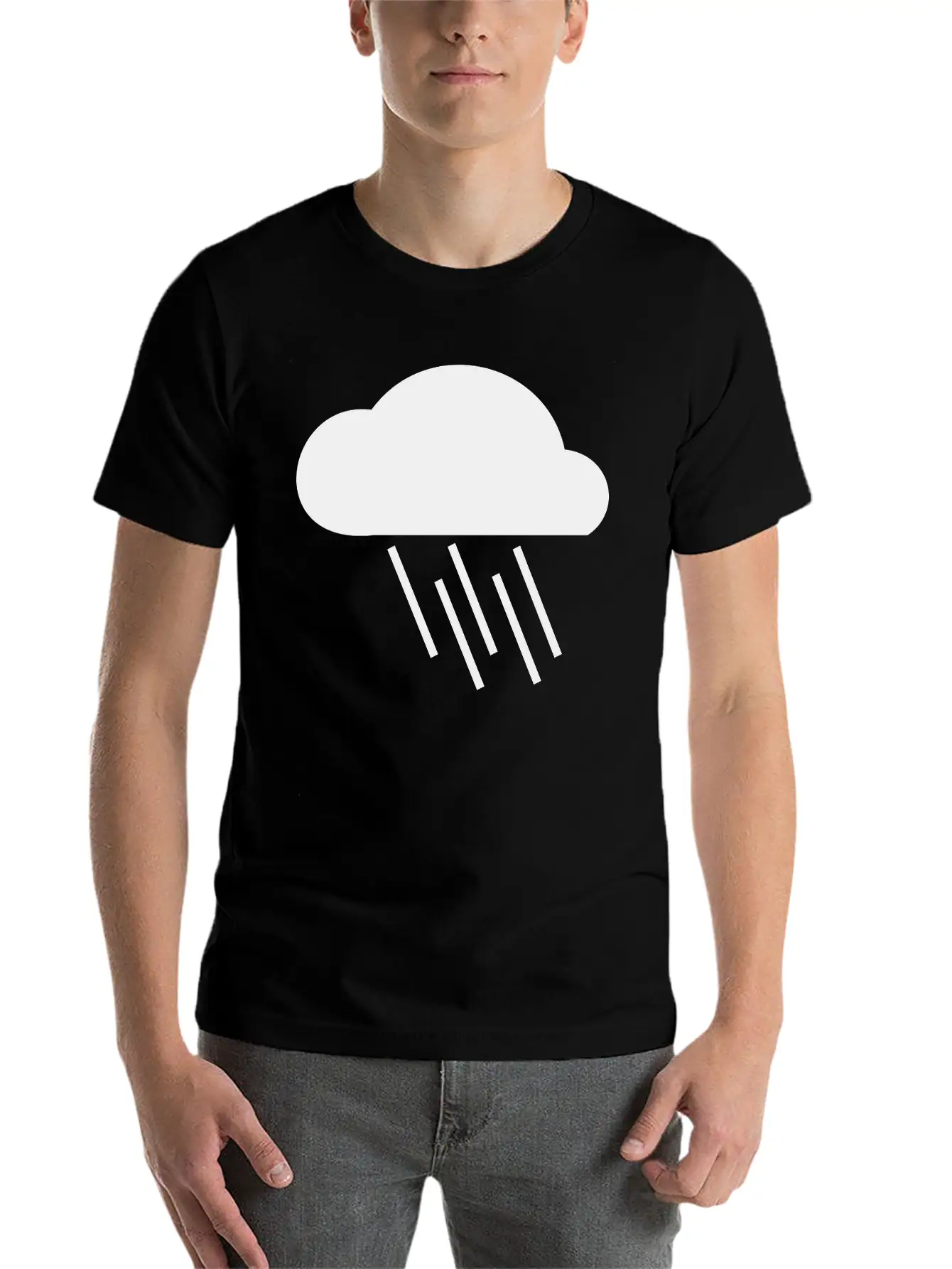 Rain Claud Essential Cotton Tee For Daily Outfits – Unisex Style