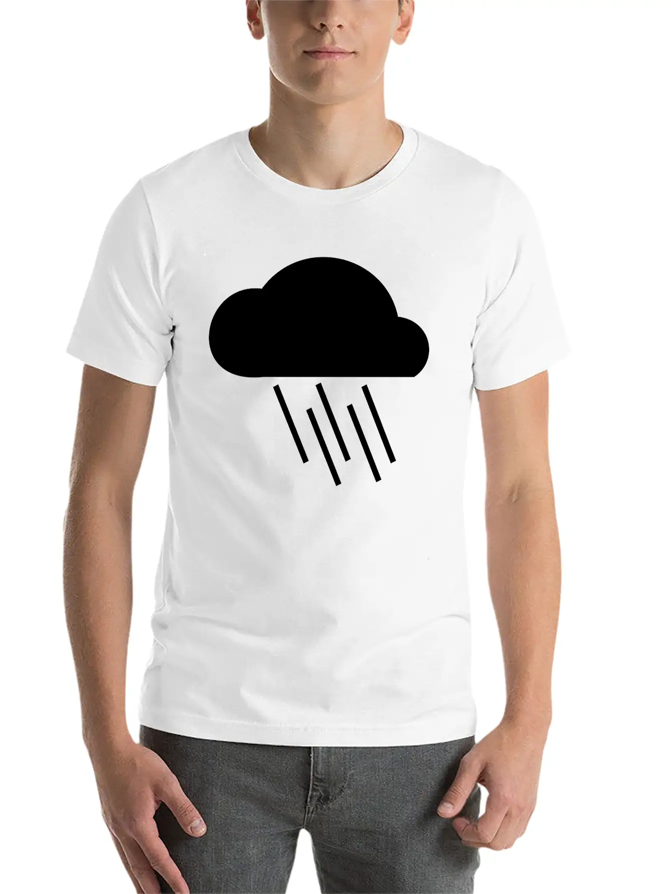 Rain Claud Essential Cotton Tee For Daily Outfits – Unisex Style