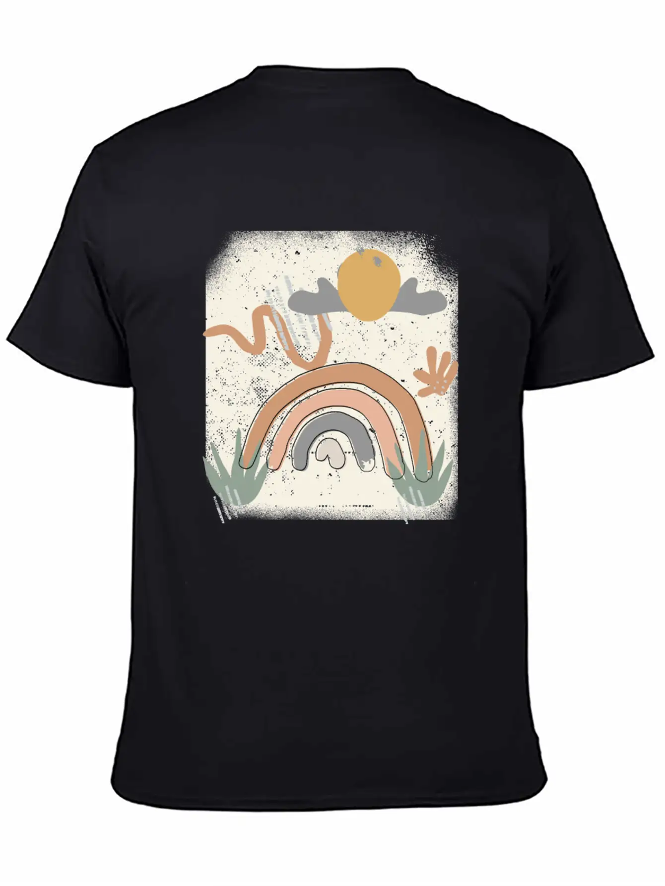 Rainbow After Rain Stylish Everyday T-Shirt – Unisex Basic Cotton Tee