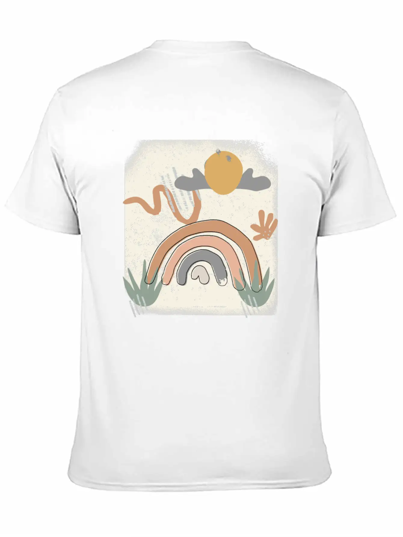 Rainbow After Rain Stylish Everyday T-Shirt – Unisex Basic Cotton Tee