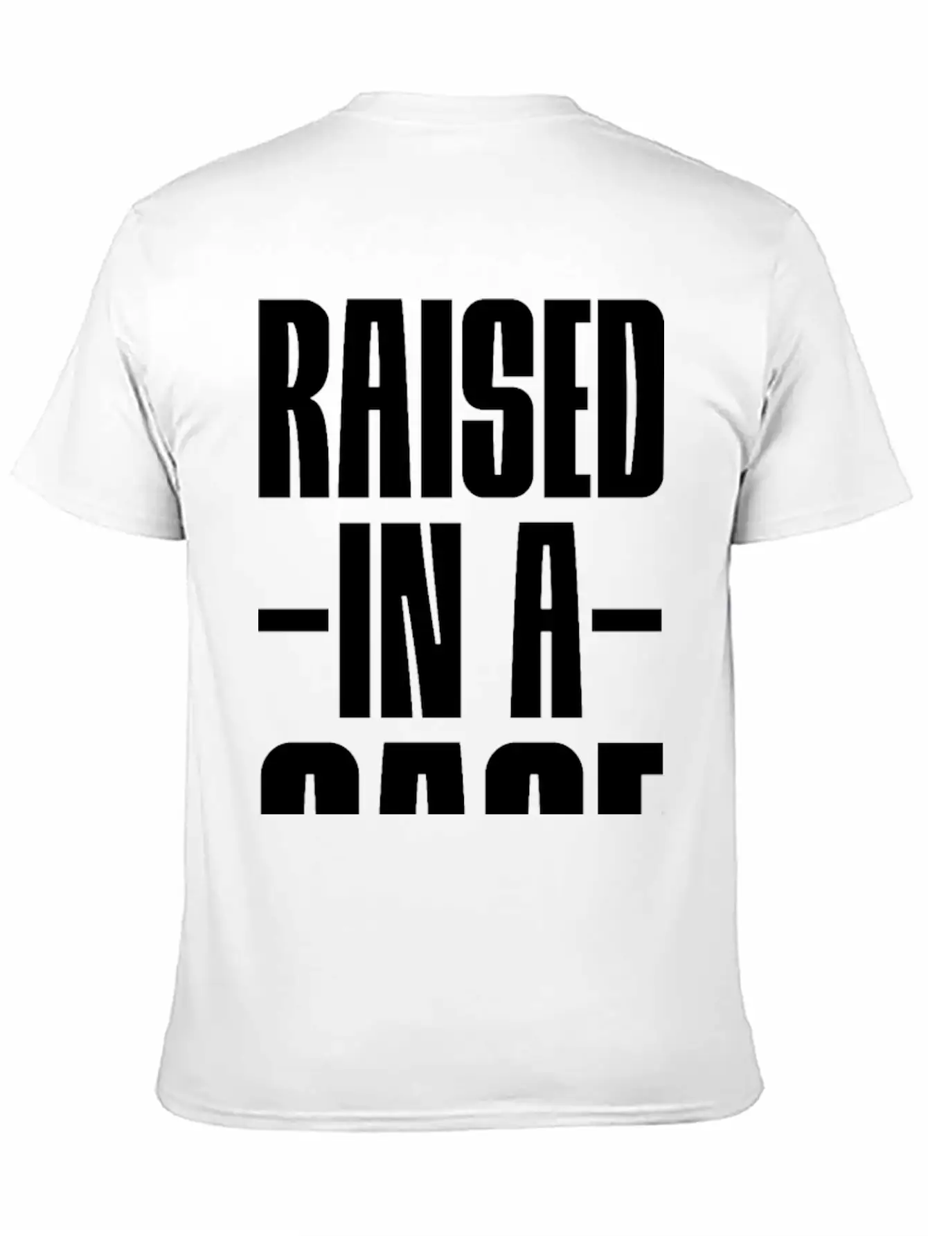 Raised In A Cage 3 Relaxed Everyday Tee – Lightweight And Durable Cotton