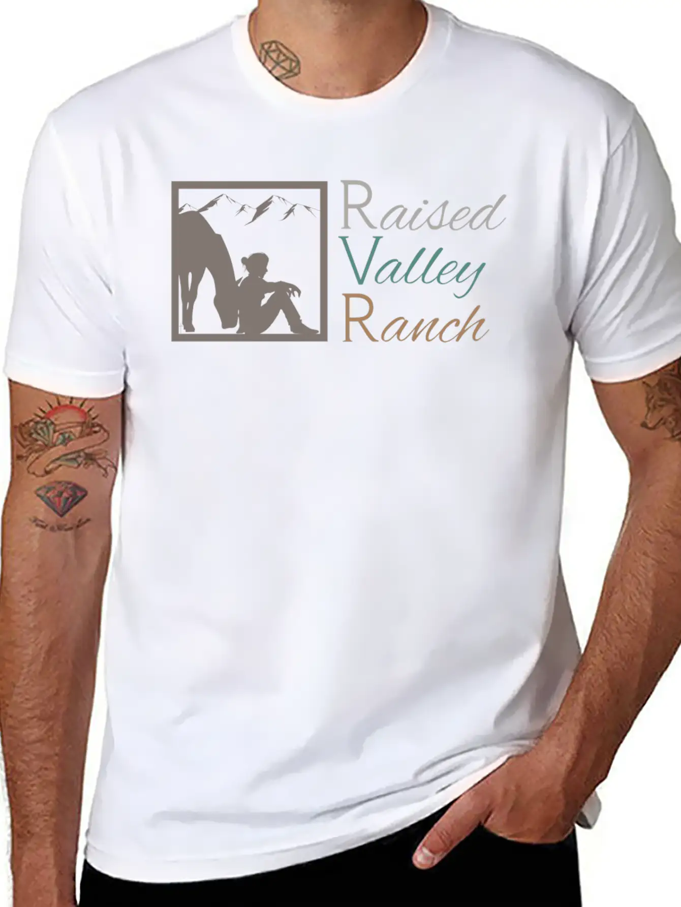 Raised Valley Ranch Stylish Everyday T-Shirt – Unisex Basic Cotton Tee