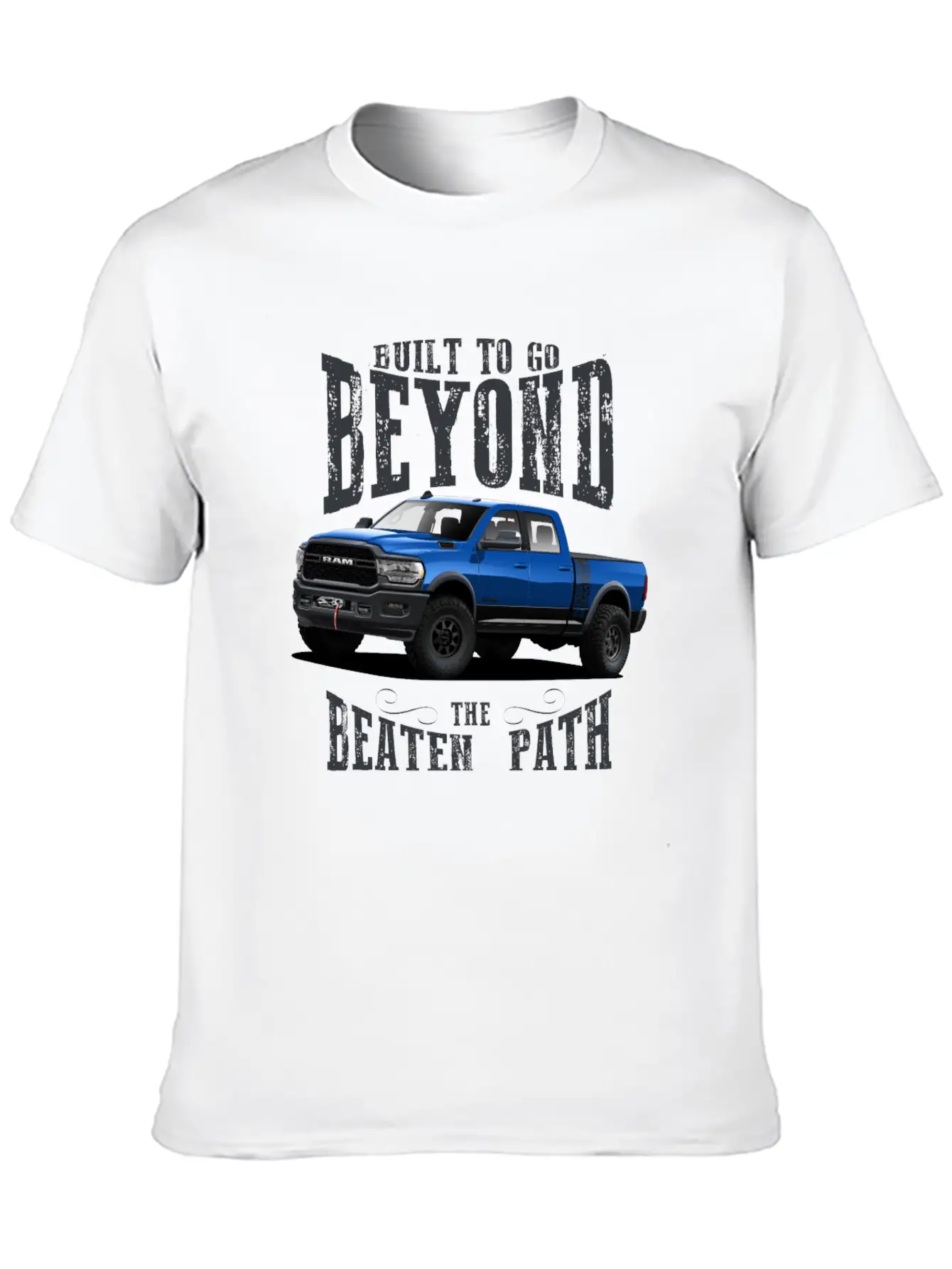 Ram Beyond The Beaten Path Stylish Everyday T-Shirt – Unisex Basic Cotton Tee
