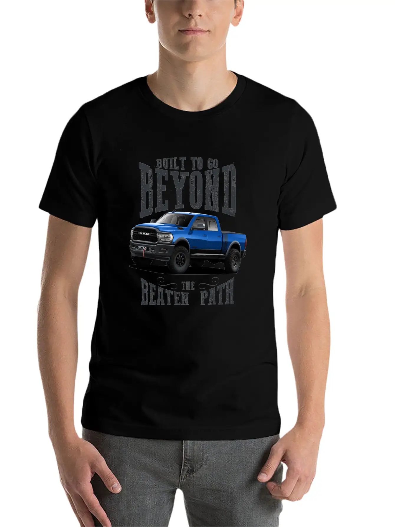 Ram Beyond The Beaten Path Stylish Everyday T-Shirt – Unisex Basic Cotton Tee