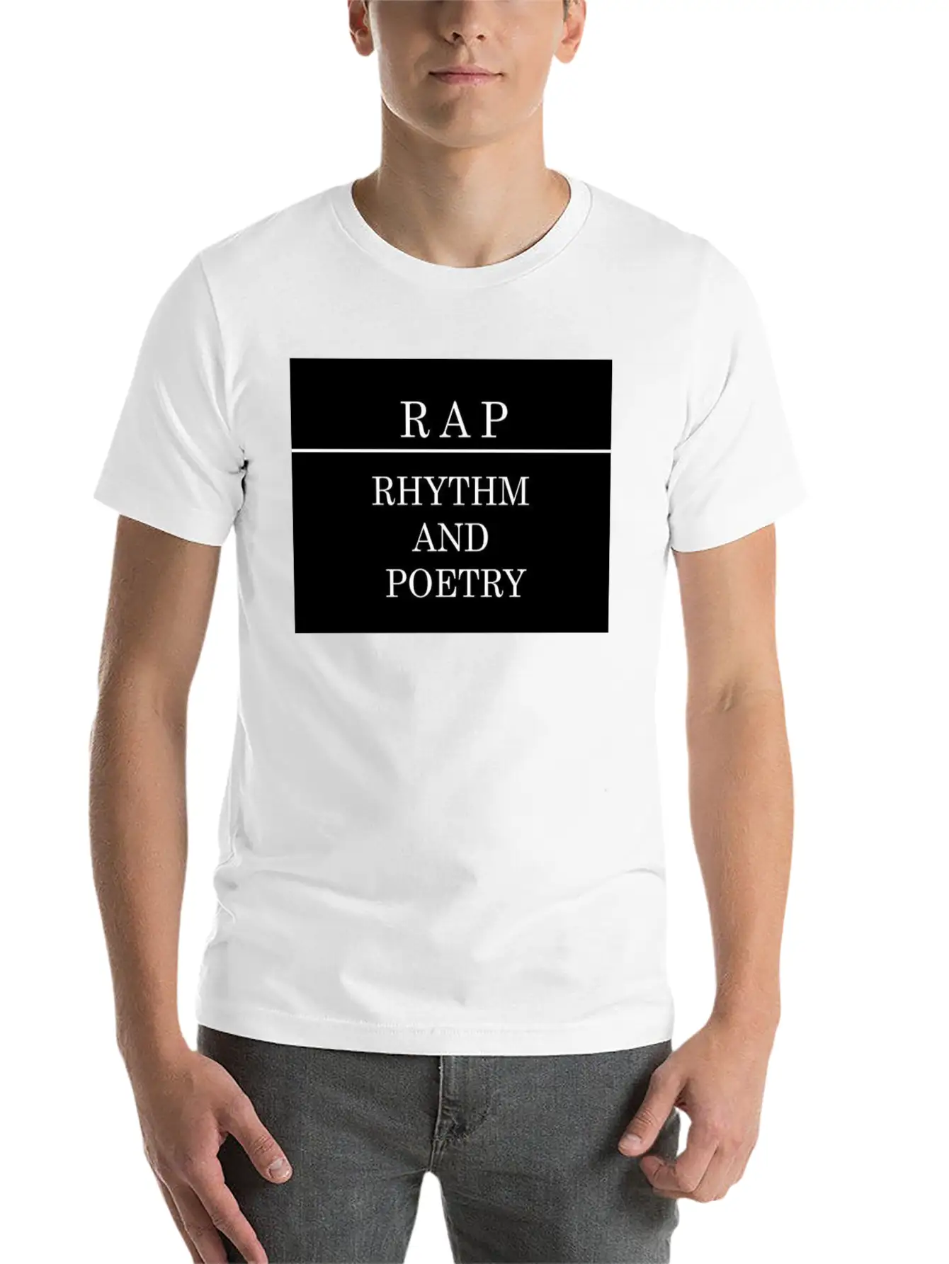 RAP,RHYTHM AND POETRY Basic Graphic T-Shirt – Daily Comfort In Soft Cotton