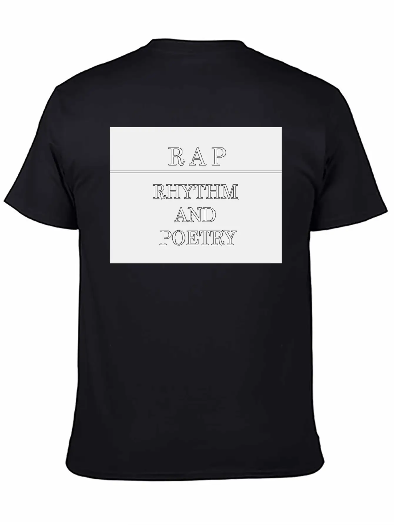 RAP,RHYTHM AND POETRY Basic Graphic T-Shirt – Daily Comfort In Soft Cotton