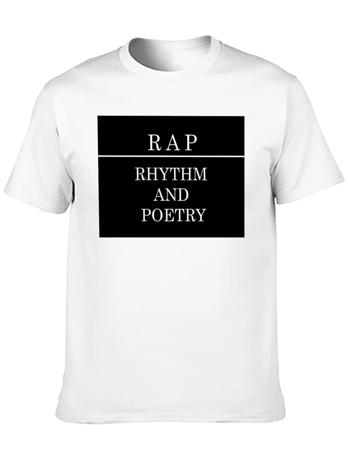 RAP,RHYTHM AND POETRY Basic Graphic T-Shirt – Daily Comfort In Soft Cotton