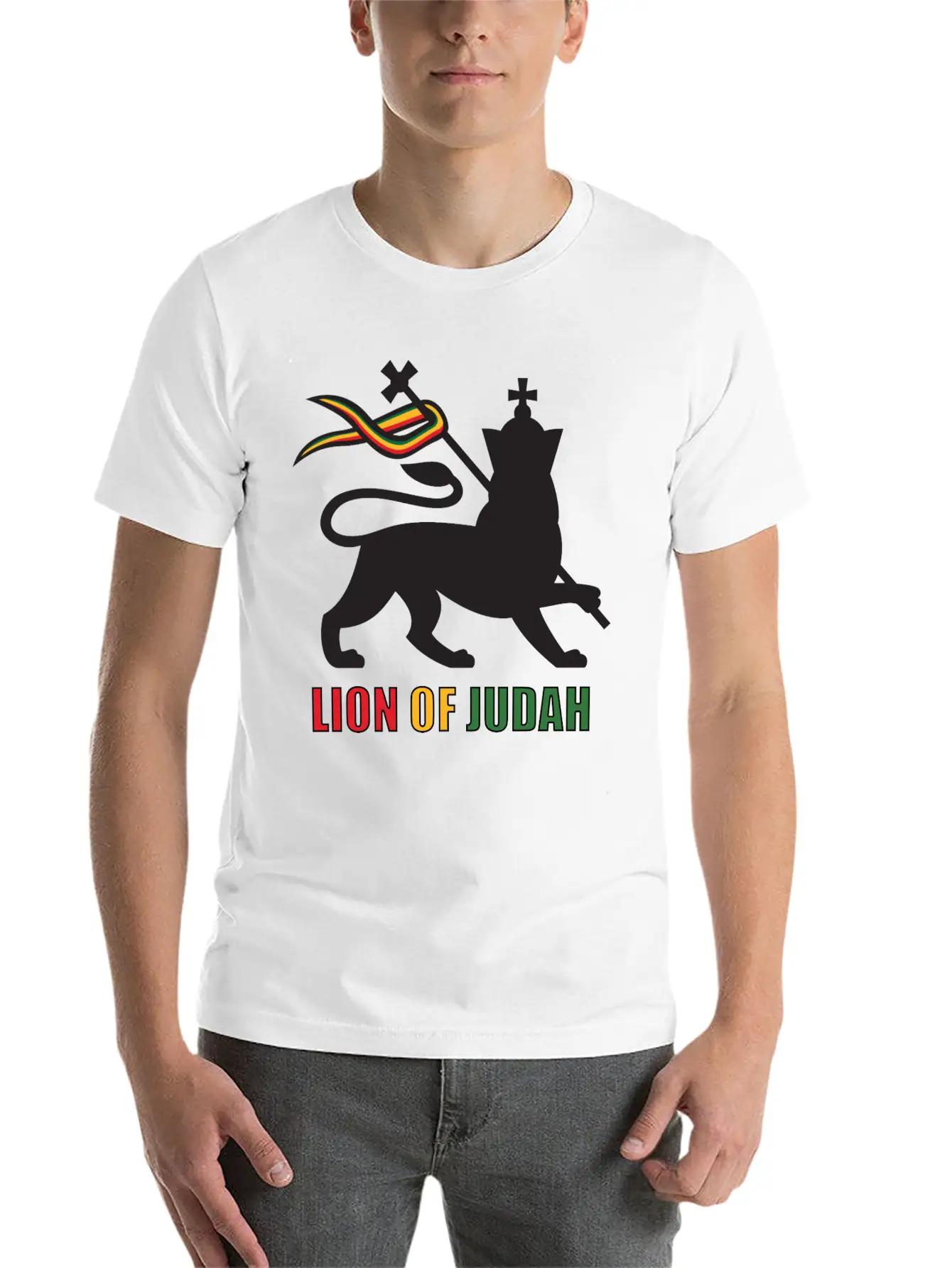 Rastafarian Symbol, Lion Of Judah Basic Graphic T-Shirt – Daily Comfort In Soft Cotton