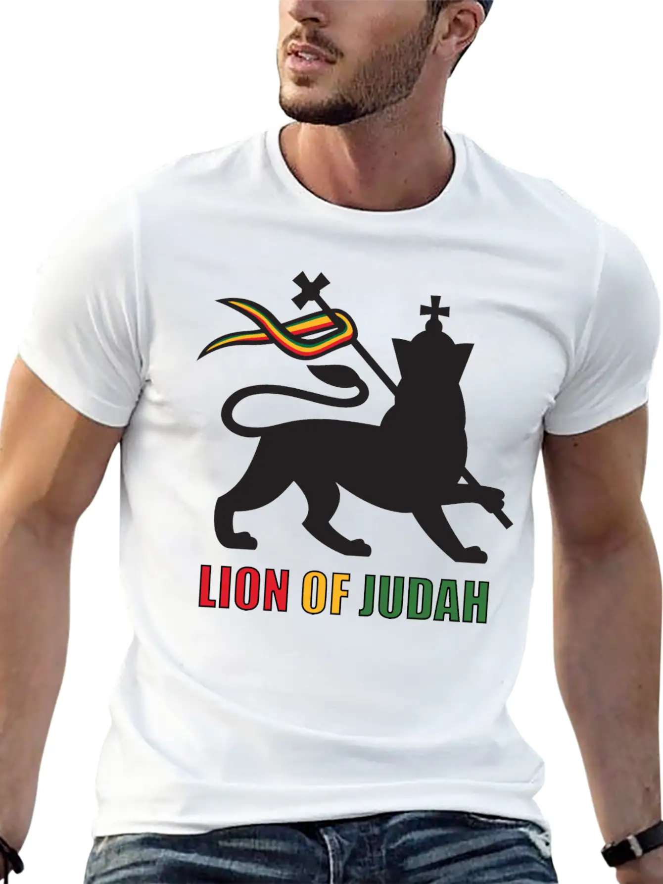 Rastafarian Symbol, Lion Of Judah Basic Graphic T-Shirt – Daily Comfort In Soft Cotton