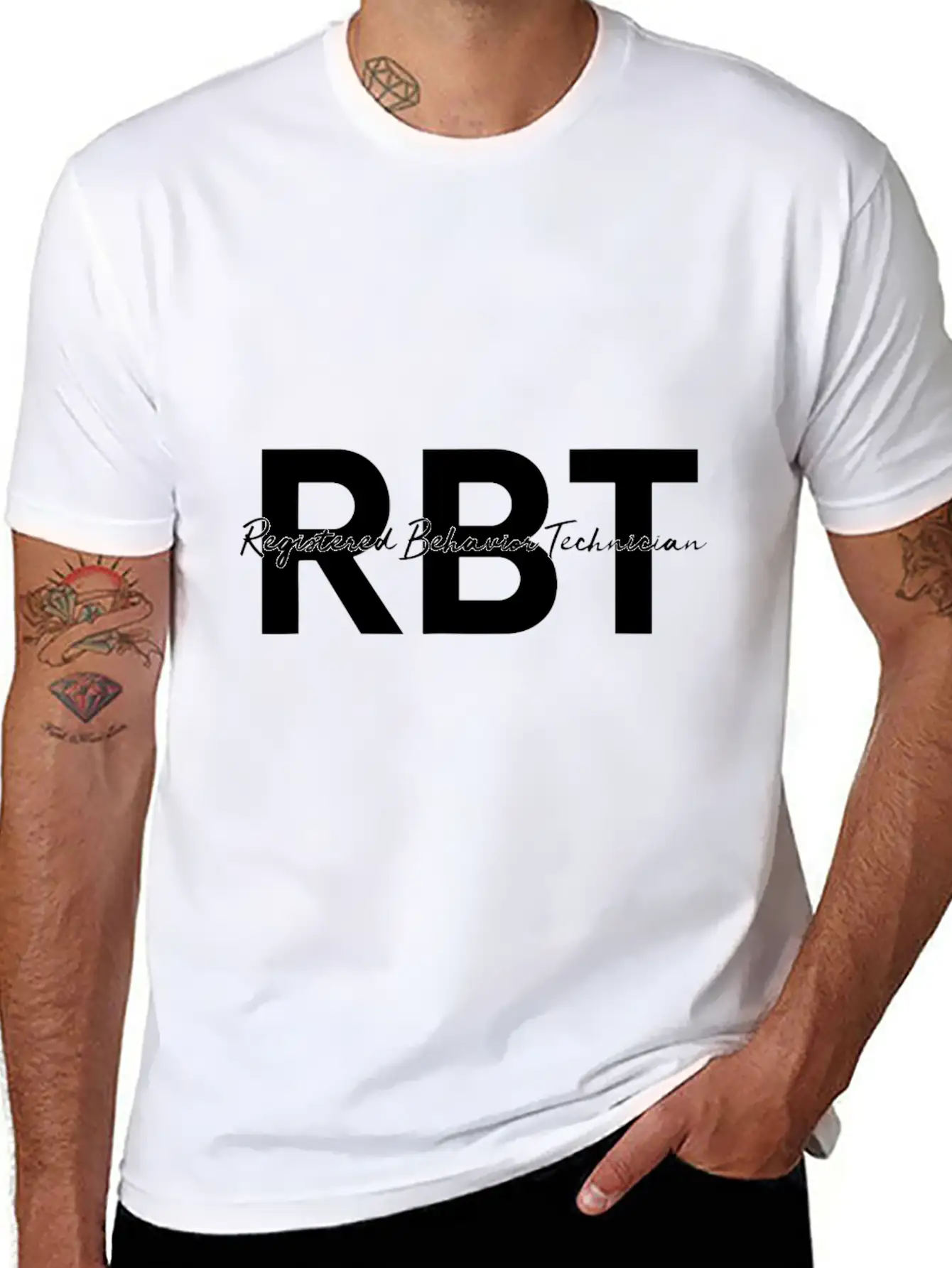 RBT Registered Behavior Technician ABA Therapist Stylish Everyday T-Shirt – Unisex Basic Cotton Tee