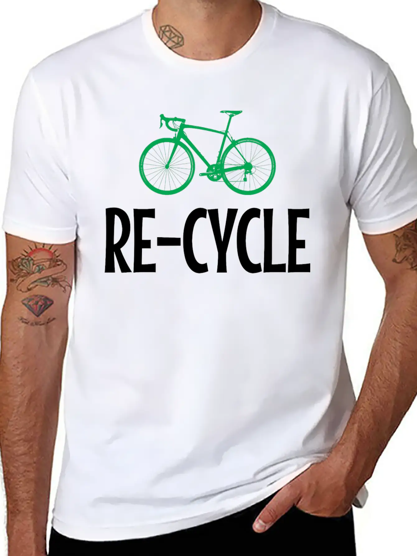 Re-cycle Classic Cotton Tee – Unisex Comfort For Any Season