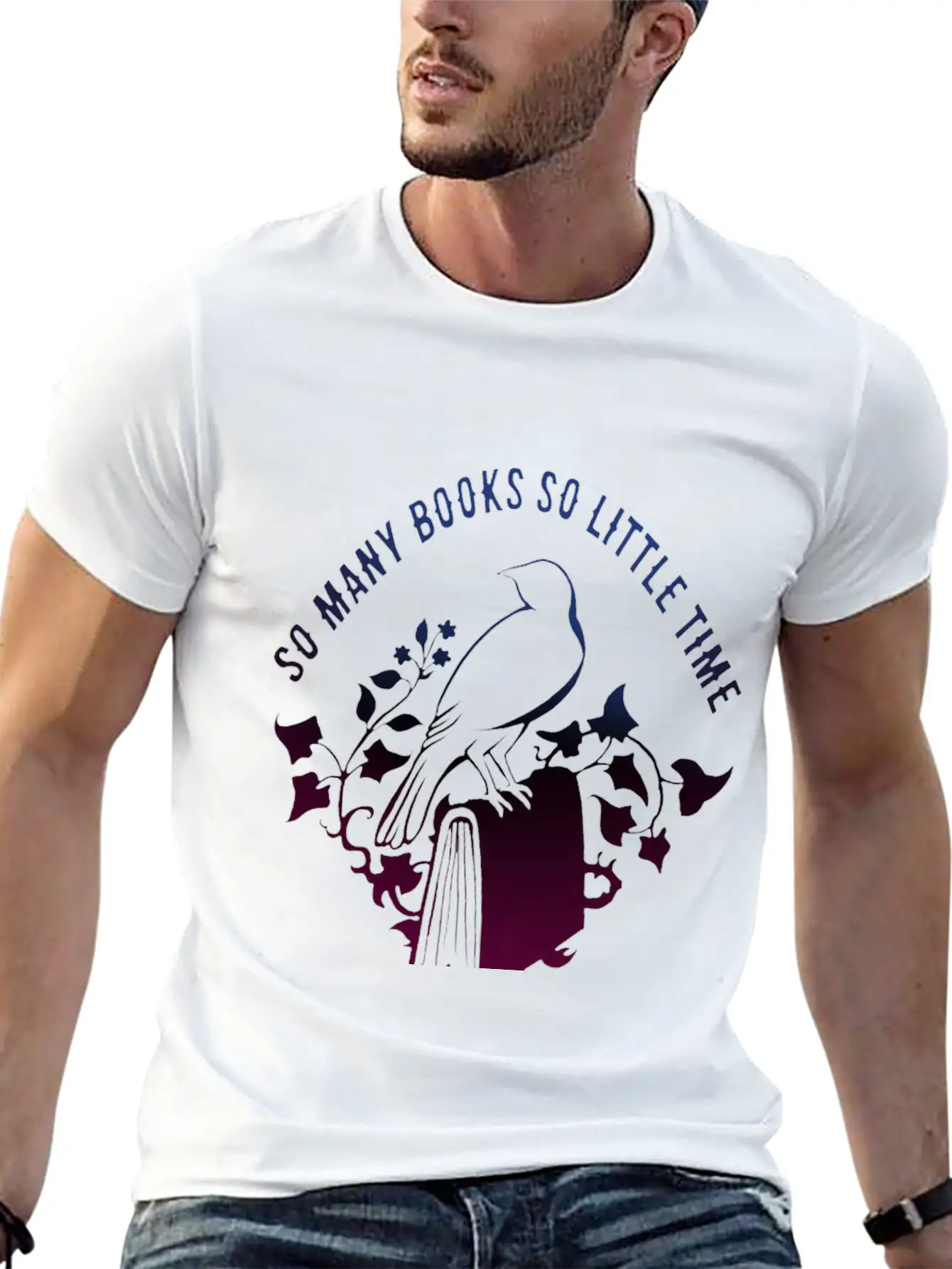 Reading Many Book Relaxed Everyday Tee – Lightweight And Durable Cotton