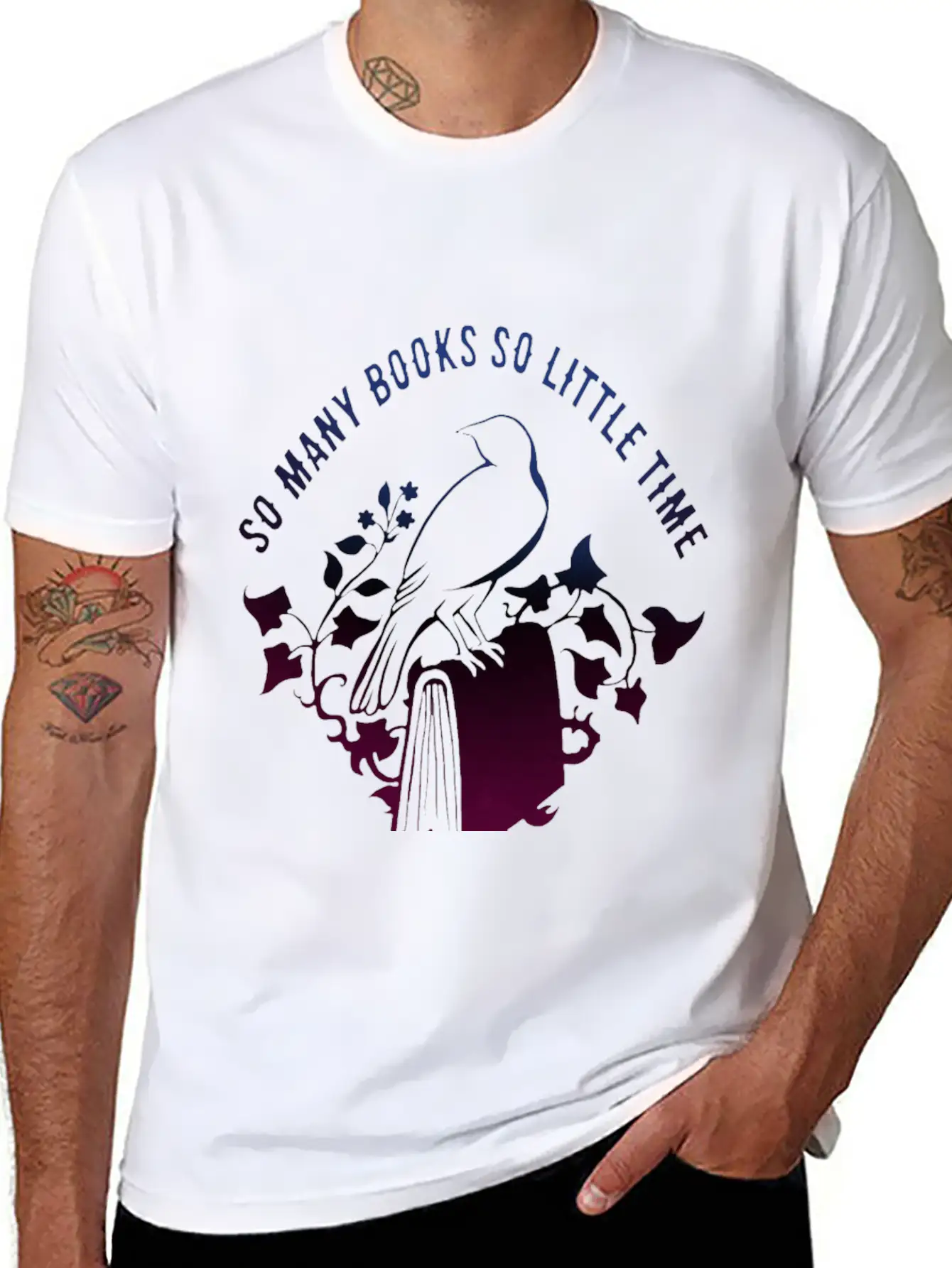 Reading Many Book Relaxed Everyday Tee – Lightweight And Durable Cotton