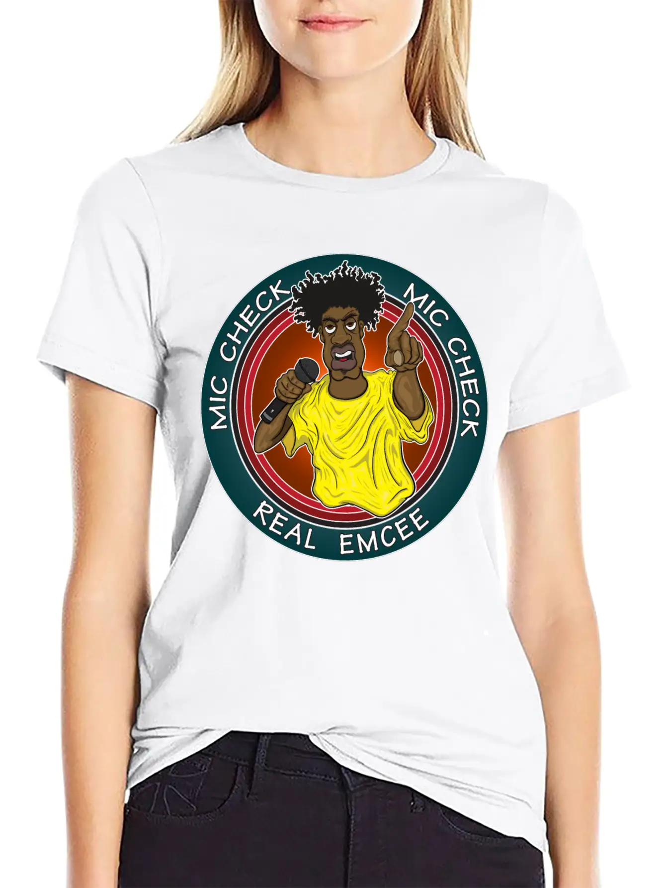 Real Emcee Stylish Everyday T-Shirt – Unisex Basic Cotton Tee