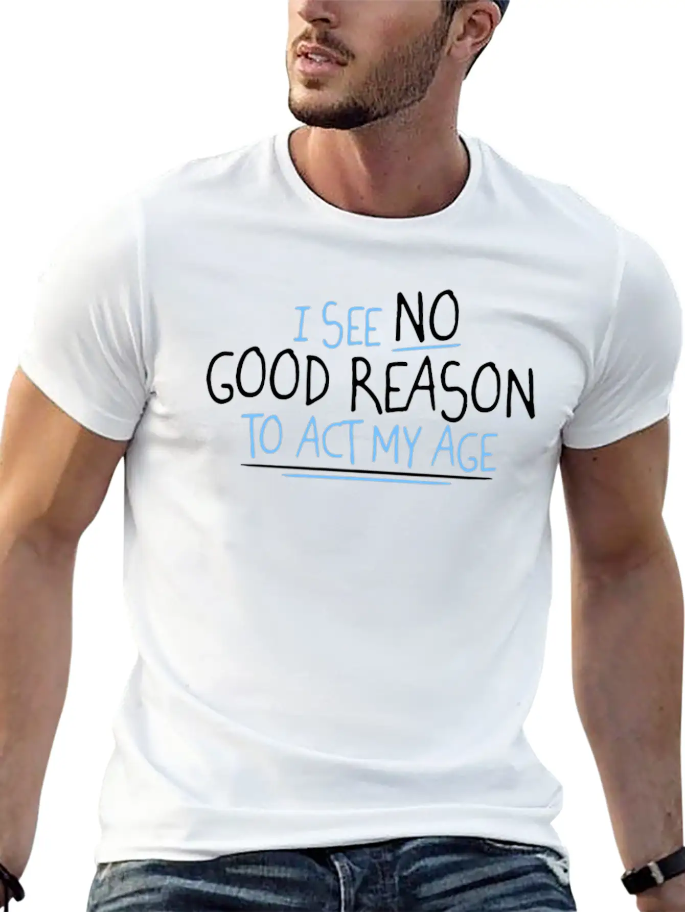 Reason Age Relaxed Everyday Tee – Lightweight And Durable Cotton
