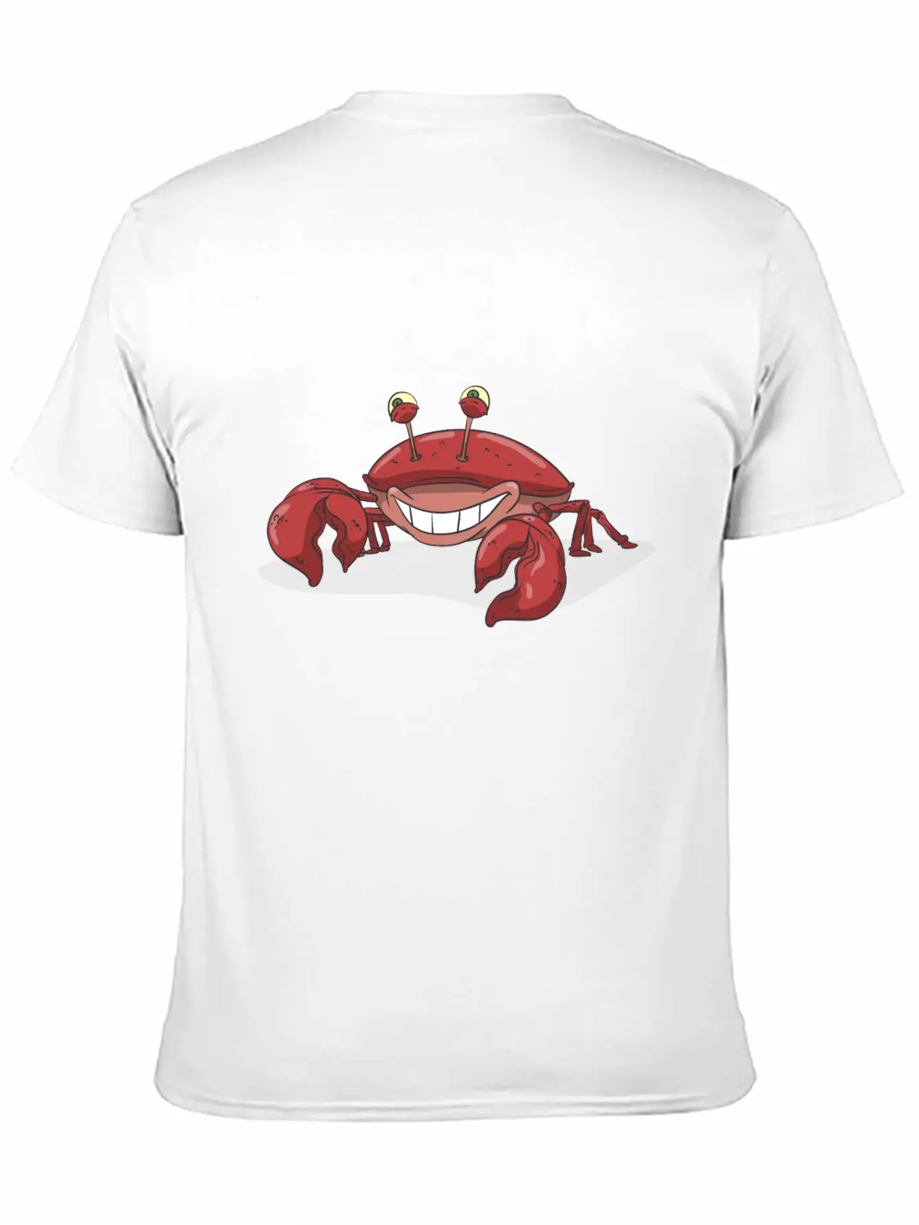 Red Crab Smiling Stylish Everyday T-Shirt – Unisex Basic Cotton Tee
