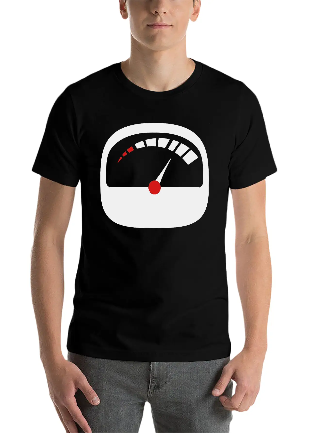 Refuel Speedometer Fuel Gauge Pointer Full Tank Relaxed Everyday Tee – Lightweight And Durable Cotton